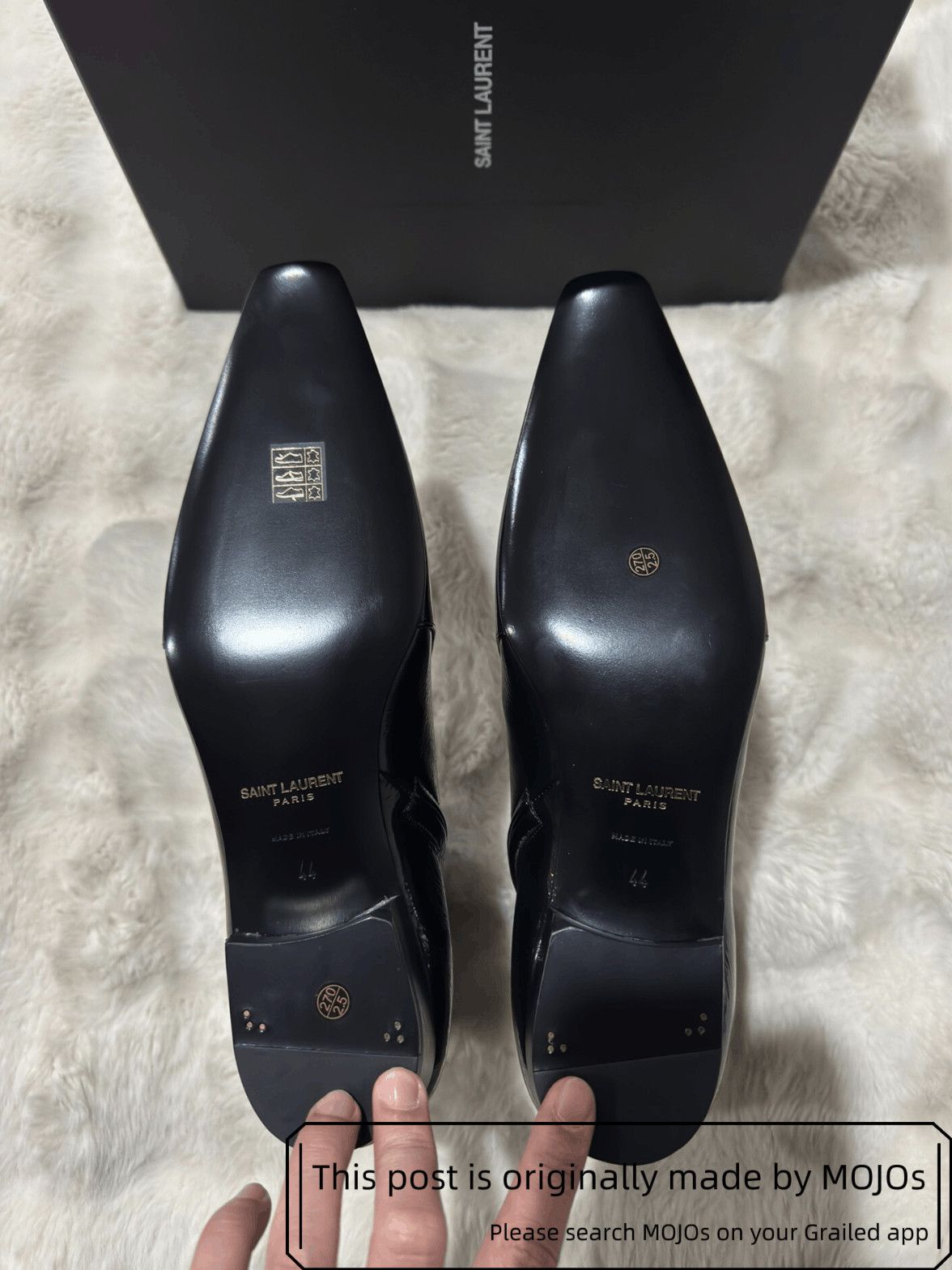 Saint Laurent Paris Sz 44 Saint Laurent Paris Rainer 30 Boots mojos5831 Size US 11 / EU 44 - 4 Thumbnail
