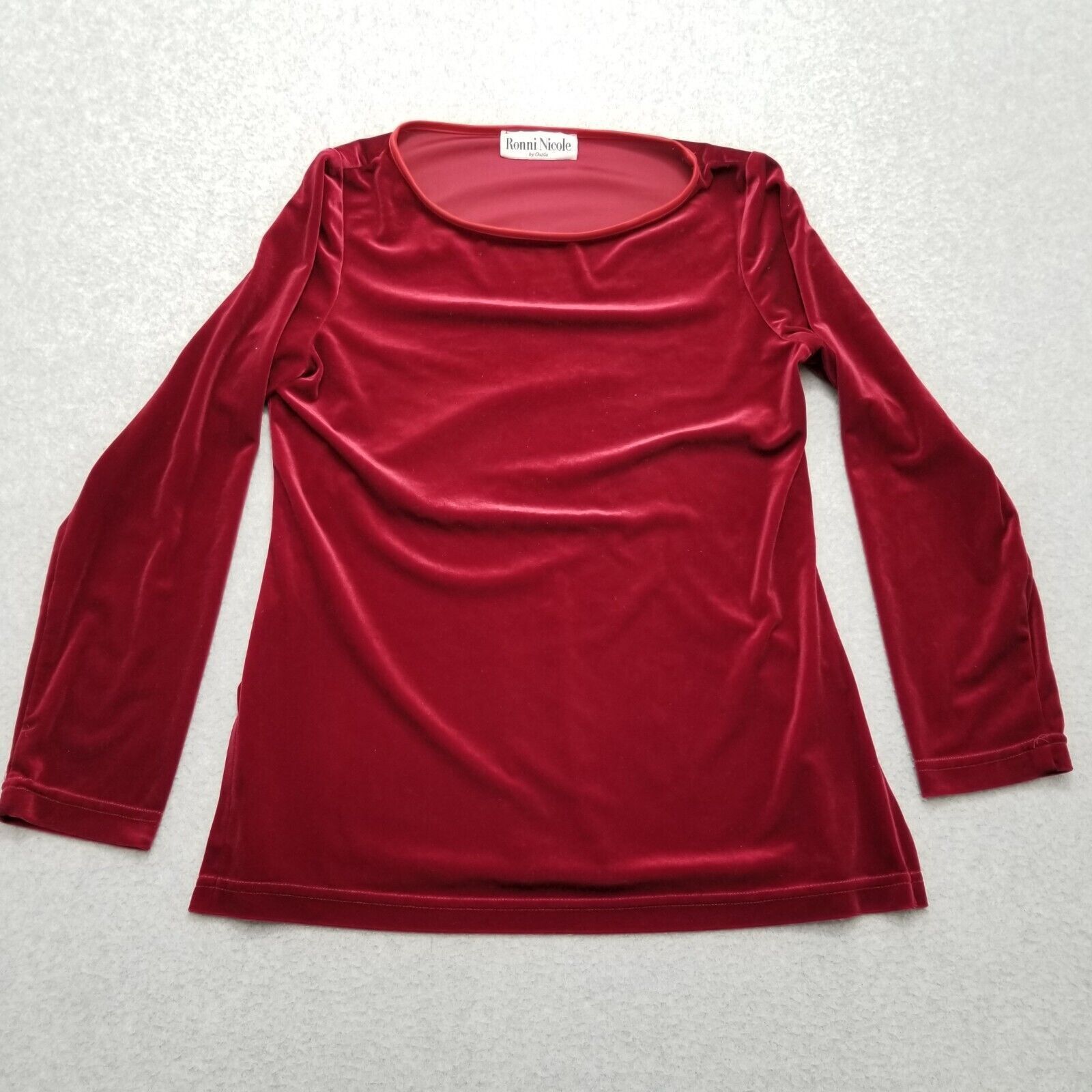 Other Ronni Nicole Top Pants Set Womens Medium Long Sleeve Velour Size M / US 6-8 / IT 42-44 - 1 Thumbnail