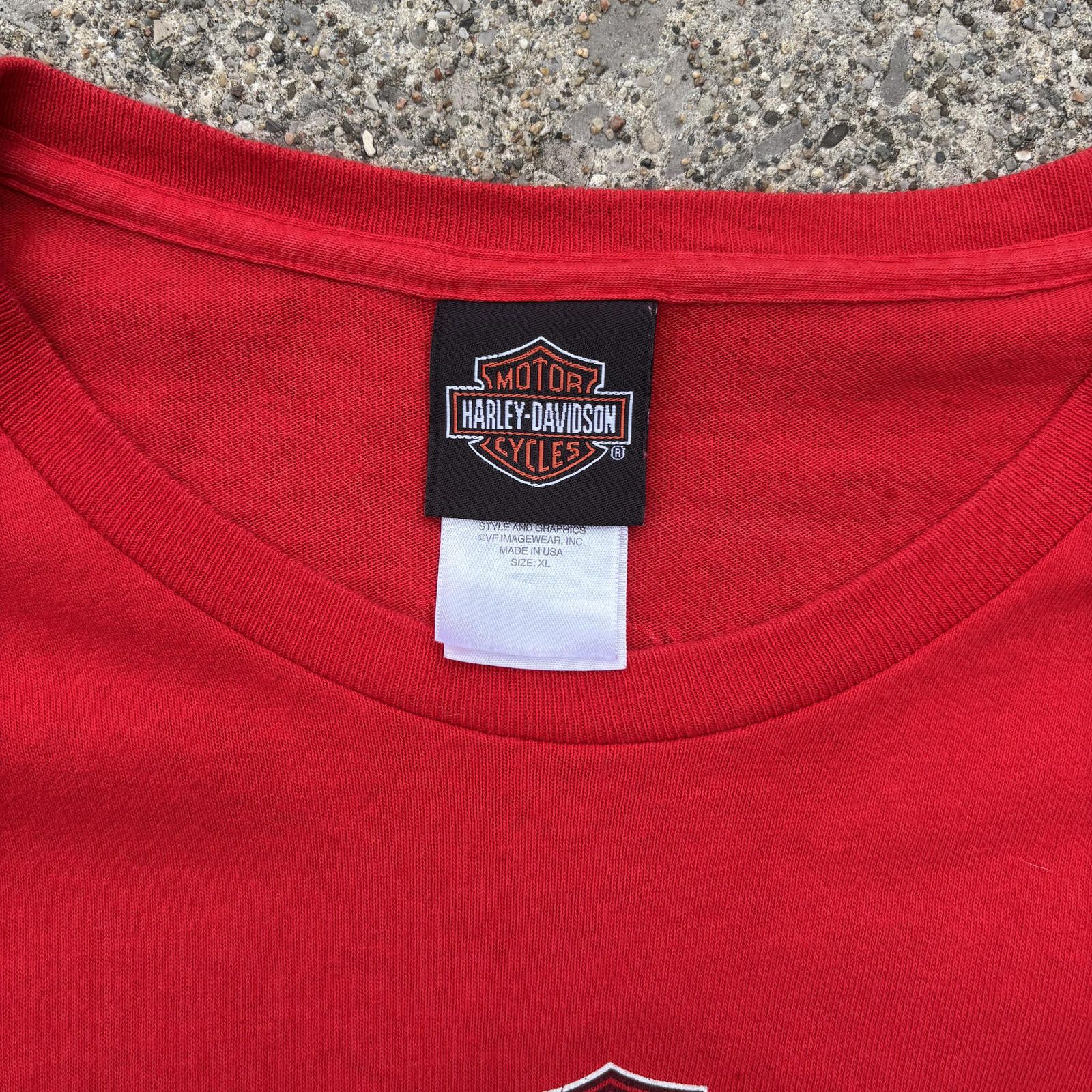 Harley Davidson Vintage Harley-Davidson Red Graphic T-shirt - size XL Size US XL / EU 56 / 4 - 2 Thumbnail