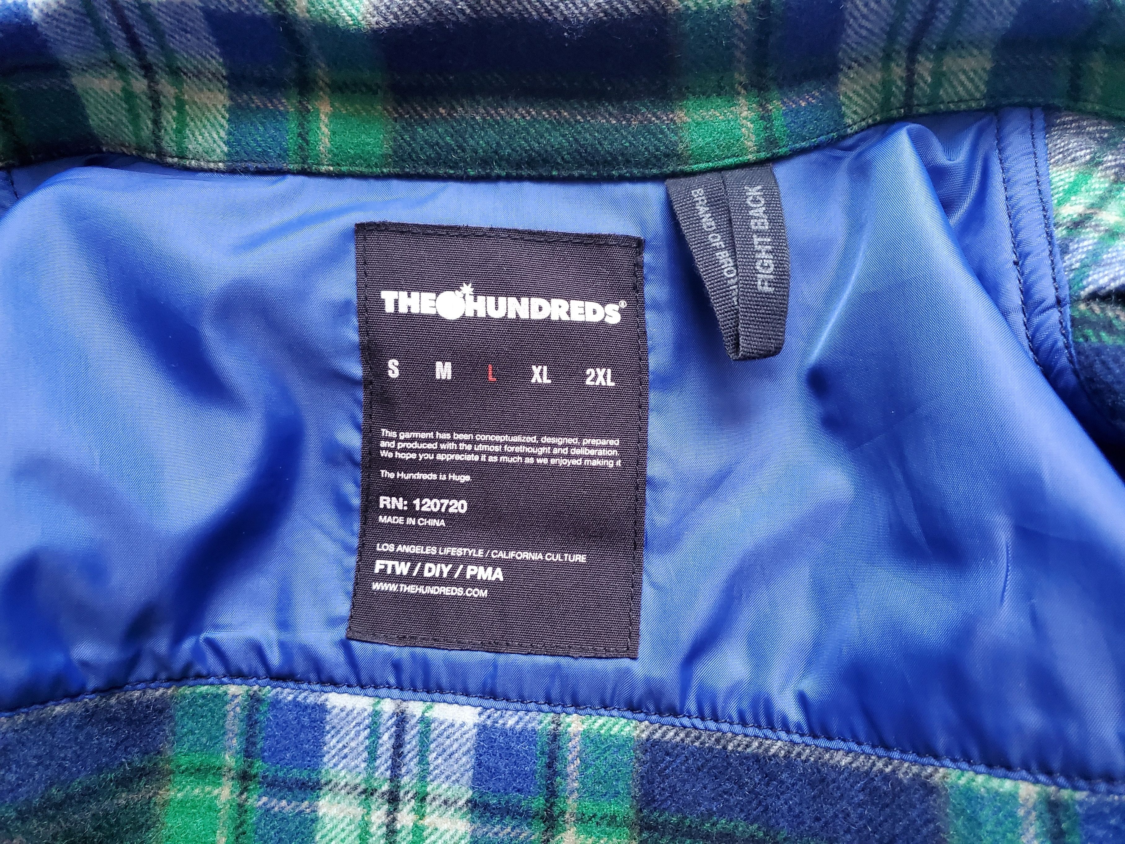 The Hundreds The Hundreds Green Wool Plaid Jacket Size US L / EU 52-54 / 3 - 2 Thumbnail