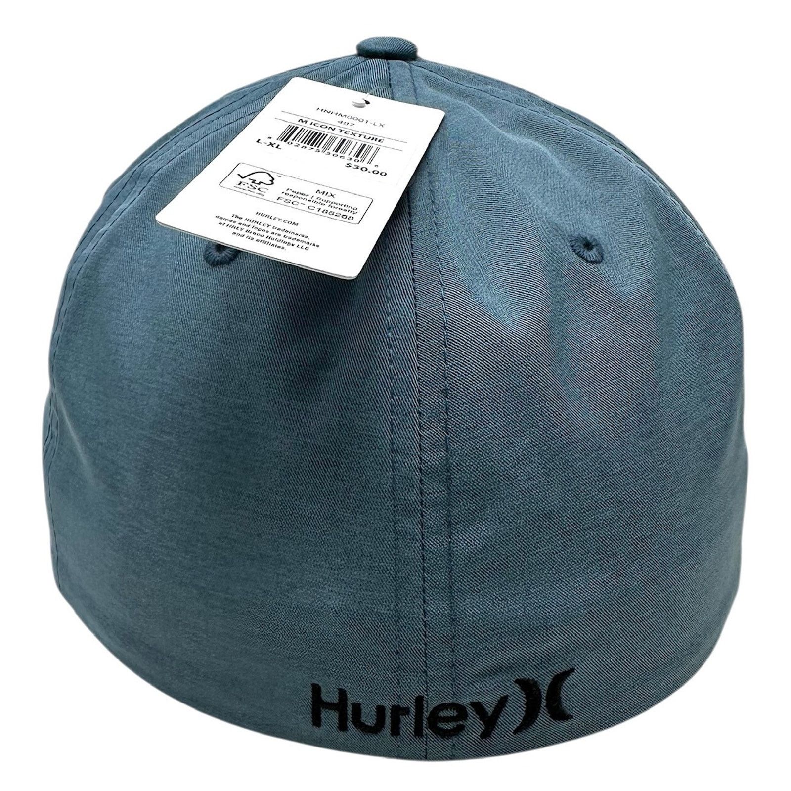 Hurley Hurley Men's Hat Icon Texture Stretch Flex Fit Cap Size ONE SIZE - 3 Thumbnail