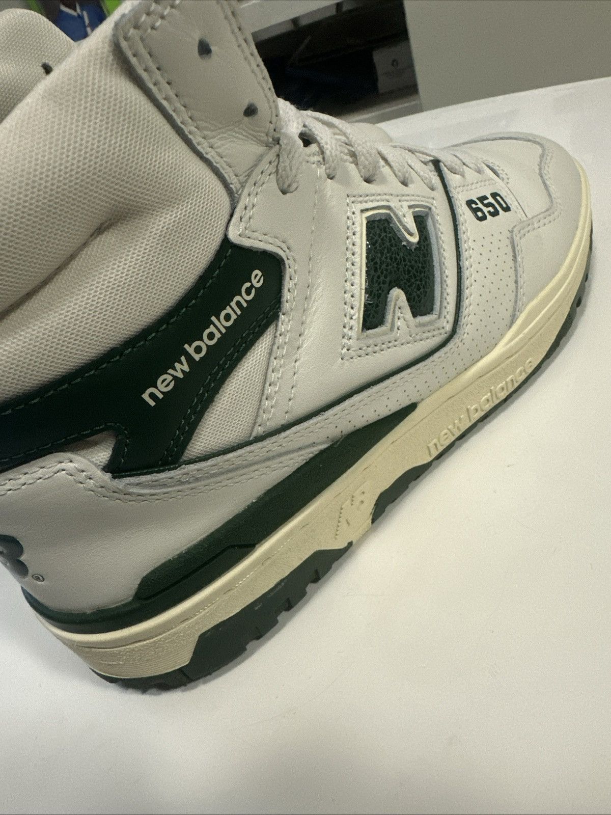 New Balance Men New Balance Aime Leon Dore 650 Green White 9.5 BB650RL1 Size US 10 / EU 43 - 3 Thumbnail