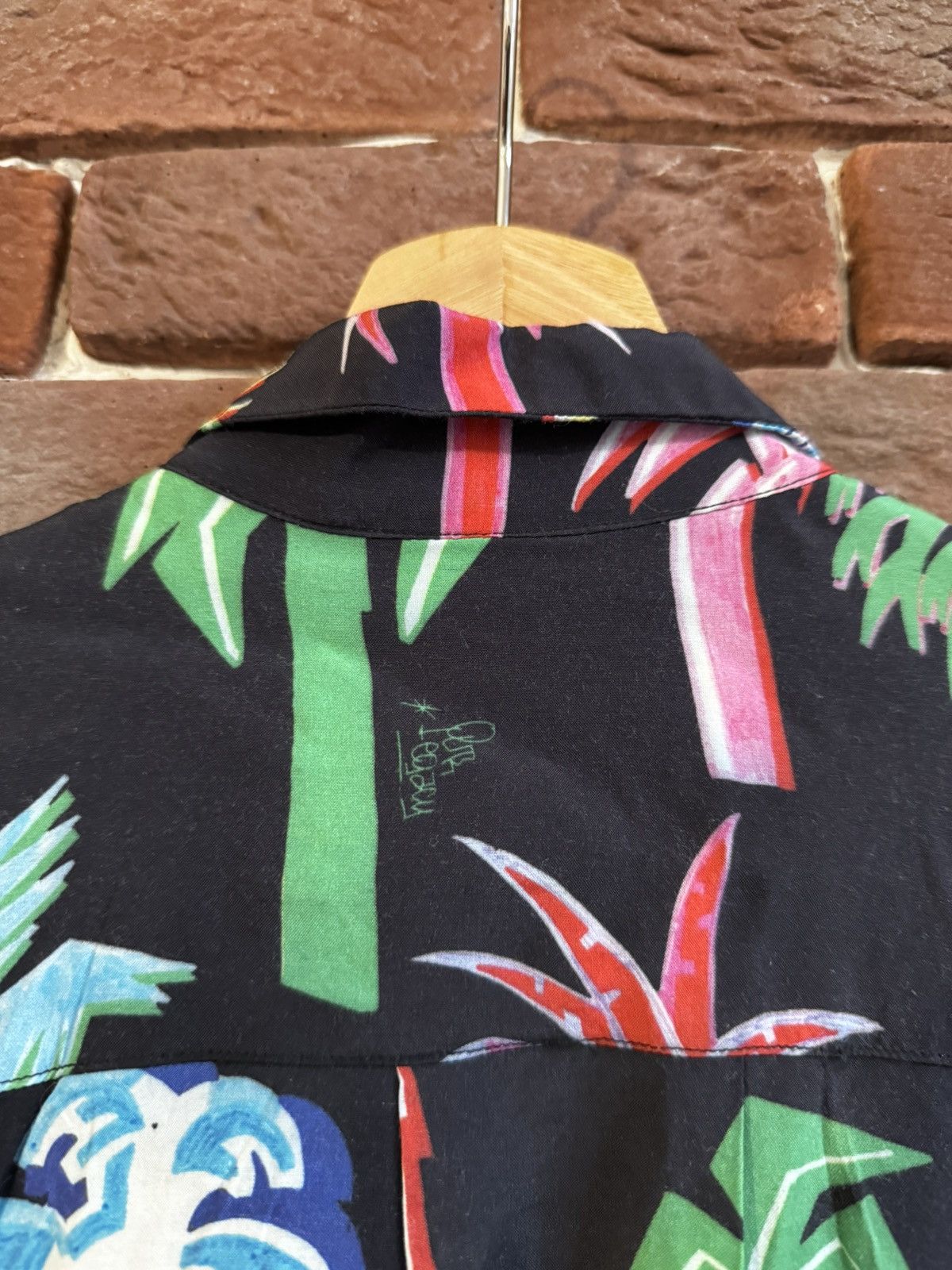 Our Legacy Rare Our Legacy Palm Trees Pattern 44 Rayon Button Up Shirt Size US S / EU 44-46 / 1 - 6 Thumbnail