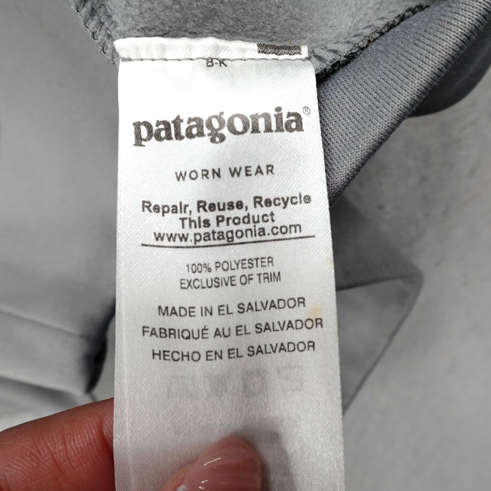 Patagonia Patagonia Hoodie Mens M Gray Fitz Roy Frostbite PolyCycle Sweatshirt Zip Full Zip Hooded Pockets Logo Size US M / EU 48-50 / 2 - 4 Thumbnail