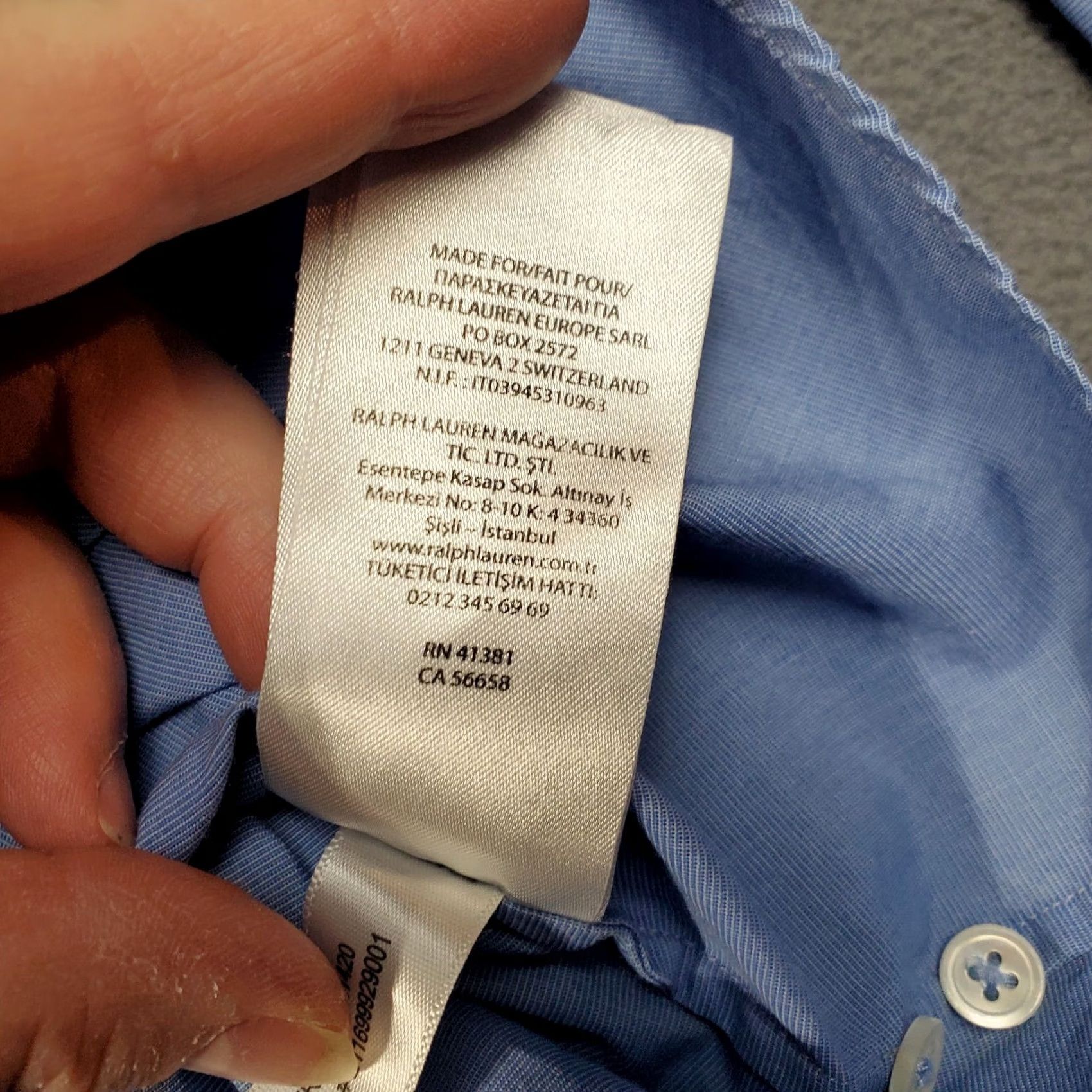 Polo Ralph Lauren Polo Ralph Lauren Shirt Womens 4 Blue Long Bell Sleeves Cotton Button Up Size S / US 4 / IT 40 - 6 Thumbnail