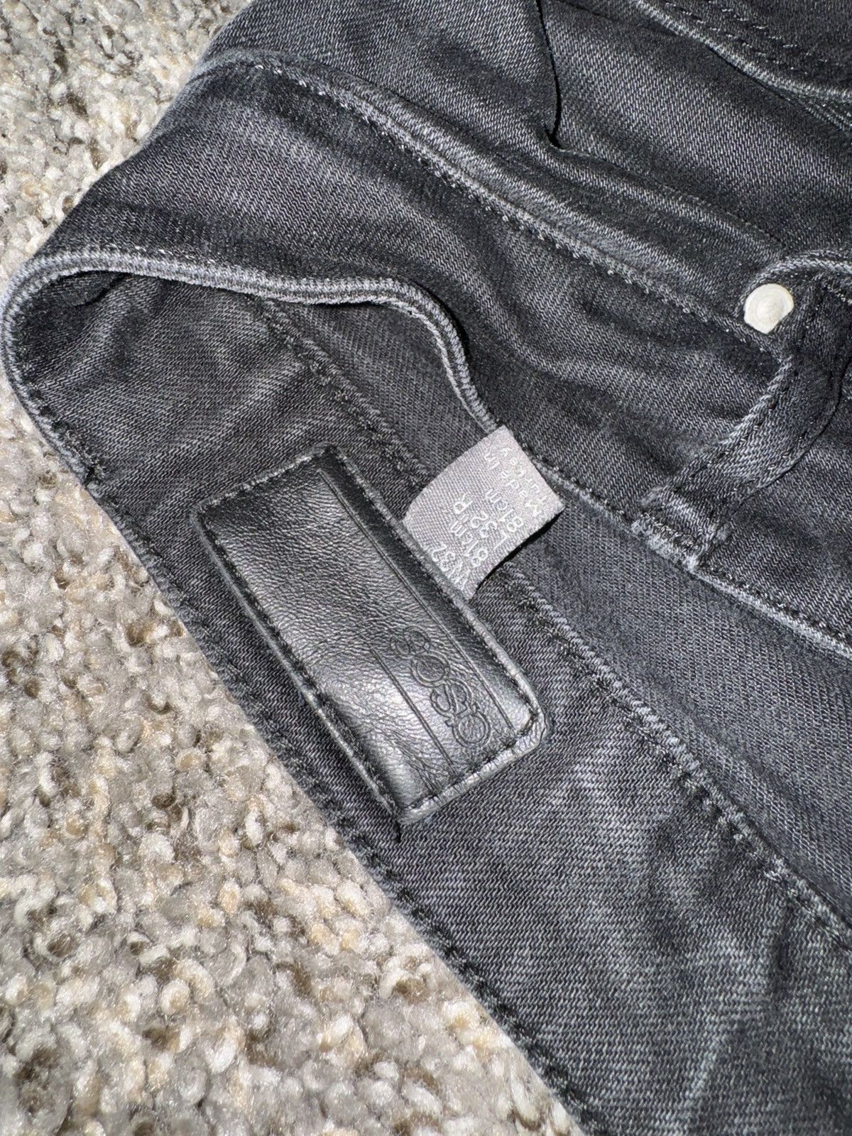 Other black zip jeans slim asos Size US 32 / EU 48 - 4 Thumbnail