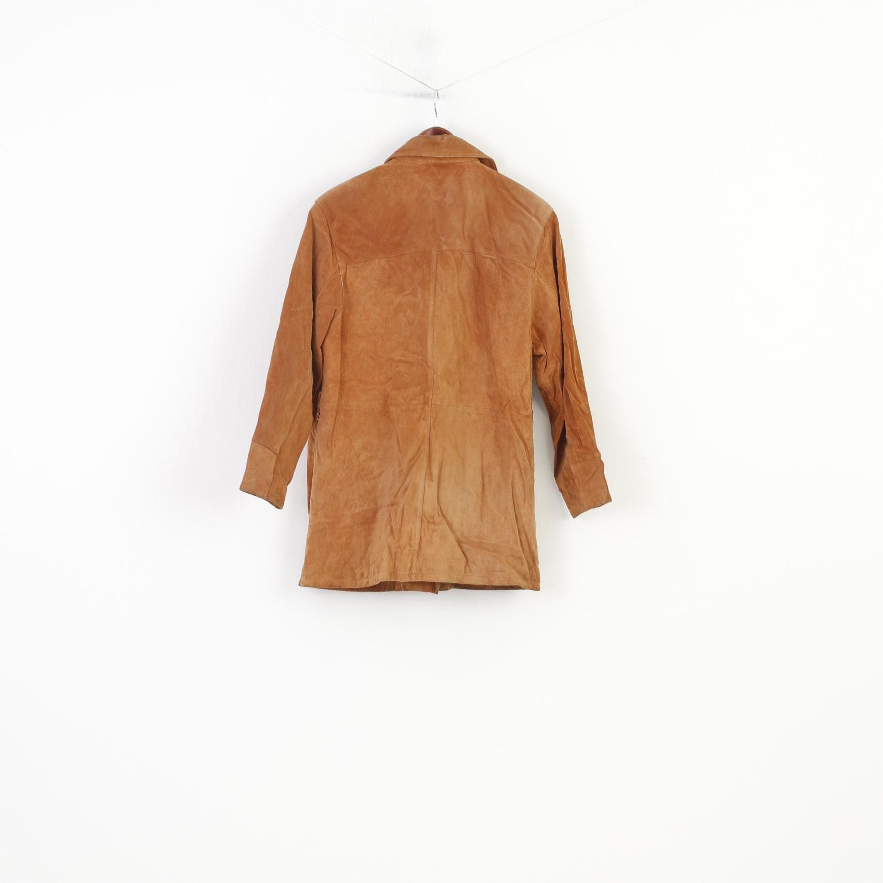 Leather Hollies Women 38 M Leather Jacket Double Breasted 10958 Size M / US 6-8 / IT 42-44 - 7 Thumbnail