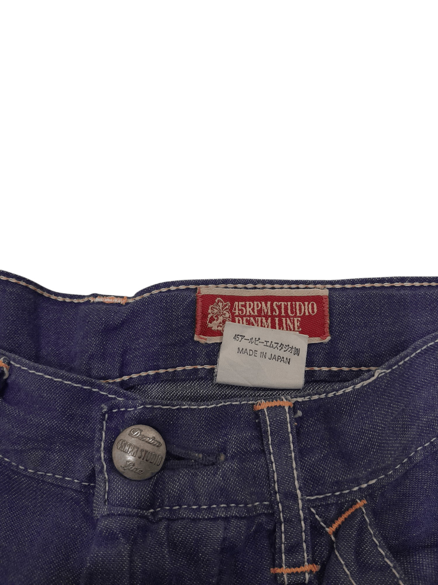 45rpm 45rpm Yasumi Inoue Baker Pant iNdigo Denim (F506) W26 Size US 26 / EU 42 - 6 Thumbnail