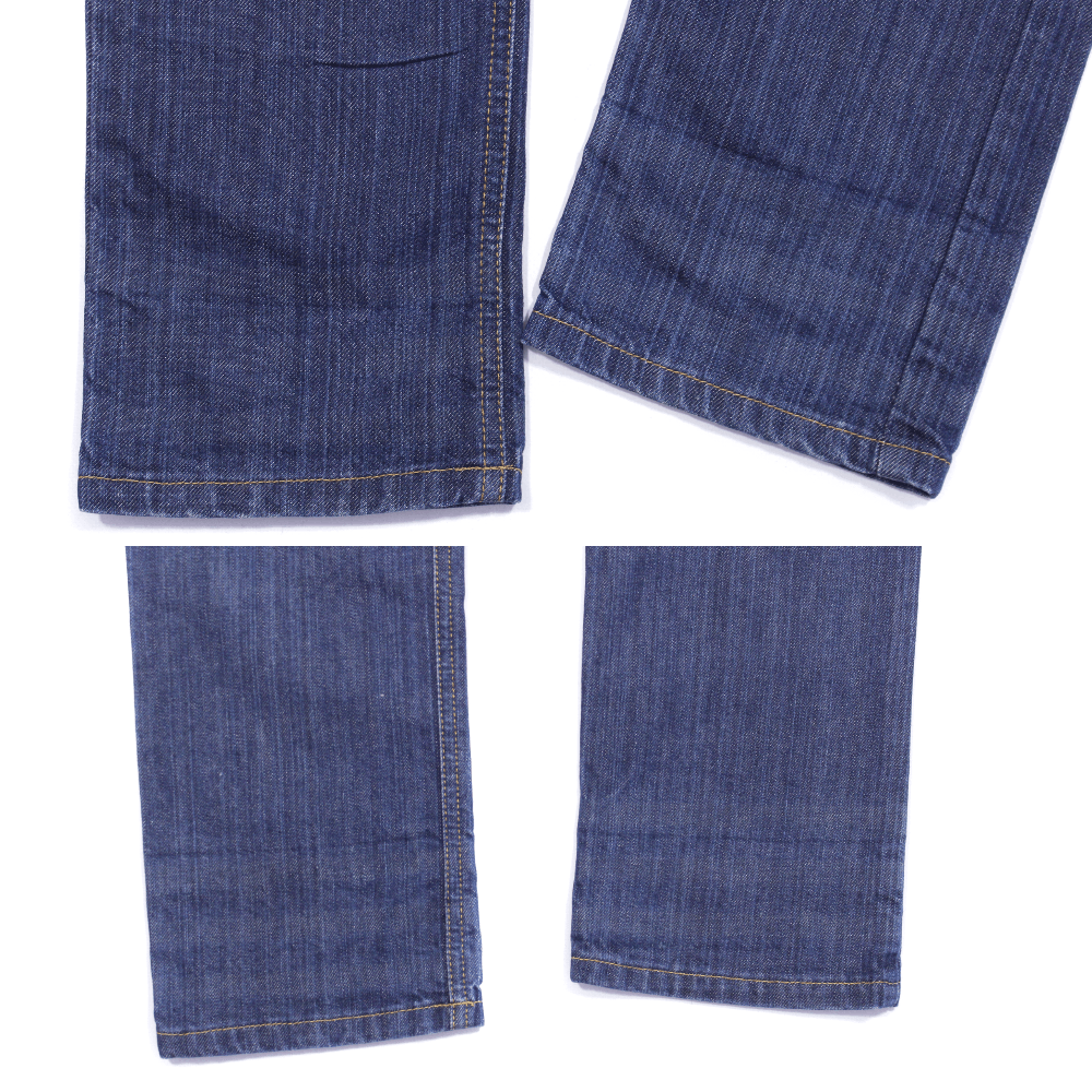 Jean Paul Gaultier Pinstripe Jeans Vintage Size 28" / US 6 / IT 42 - 8 Thumbnail