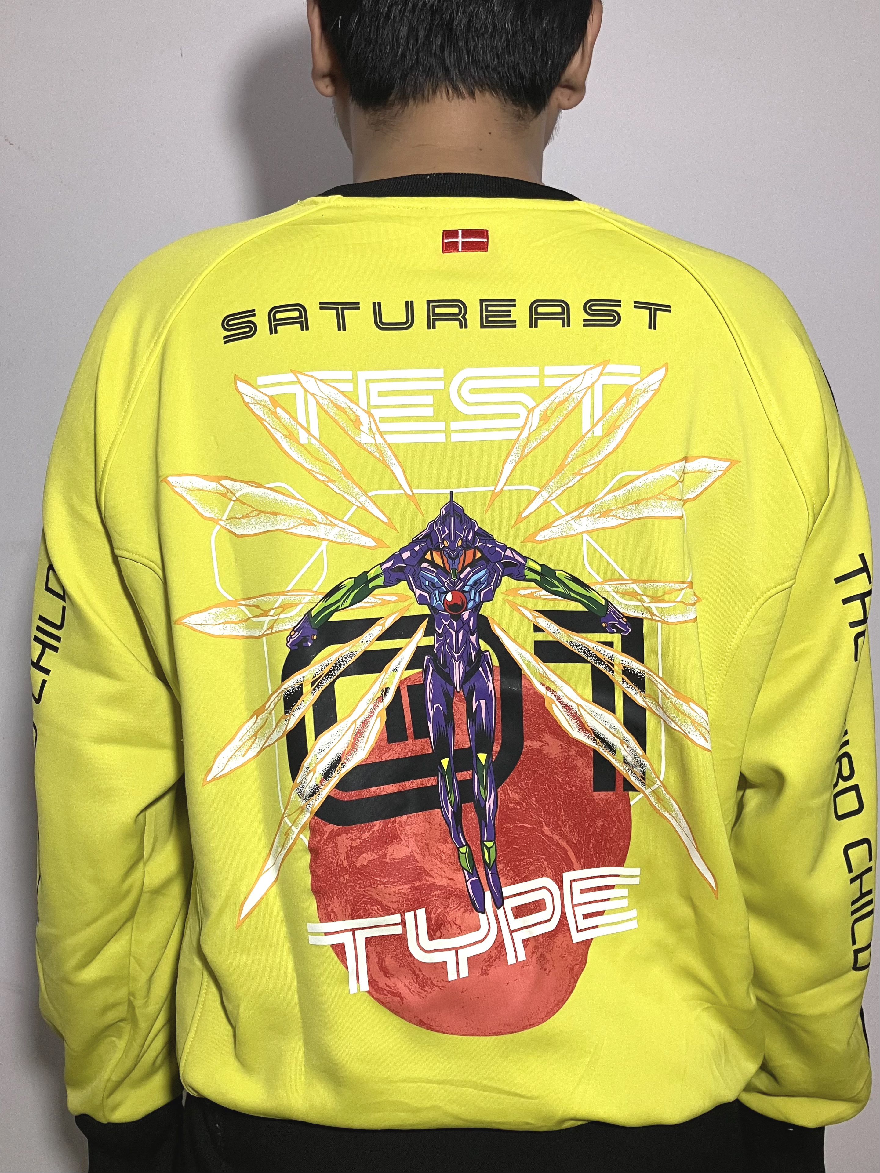 Anime Rework Jersey Anime 'EVA-01' in Neon Green Hummel Jersey Size US XL / EU 56 / 4 - 2 Thumbnail