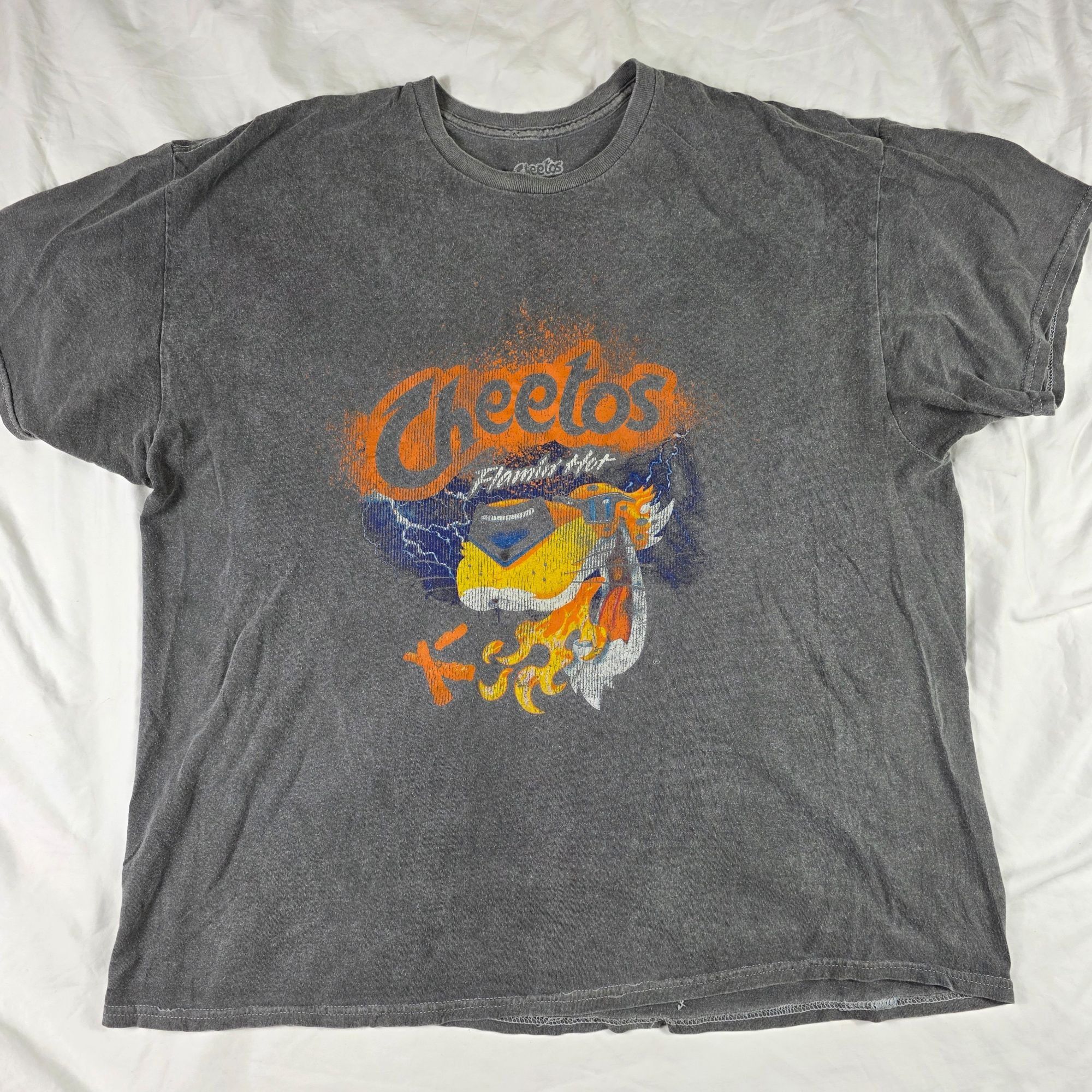 Other Cheetos Flamin Hot Mens T Shirt Size 2XL Gray Graphic Shirt Size US XXL / EU 58 / 5 - 1 Thumbnail