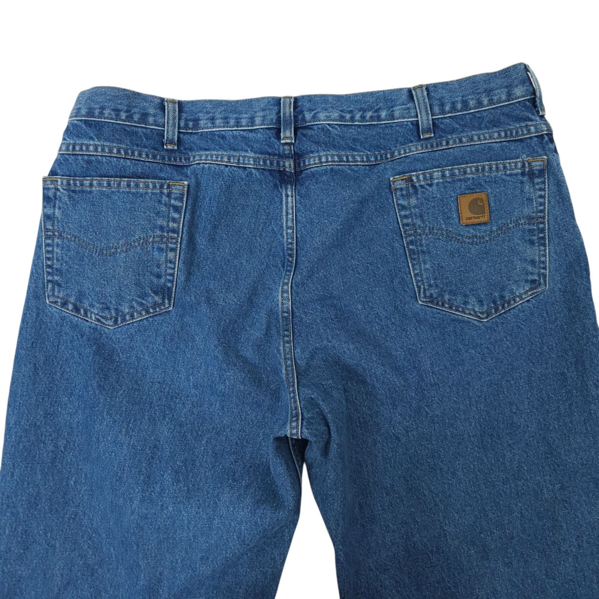 Carhartt Carhartt Relaxed Fit B160 STW Jeans Mens 44x32 Medium Wash Size US 44 / EU 60 - 11 Thumbnail