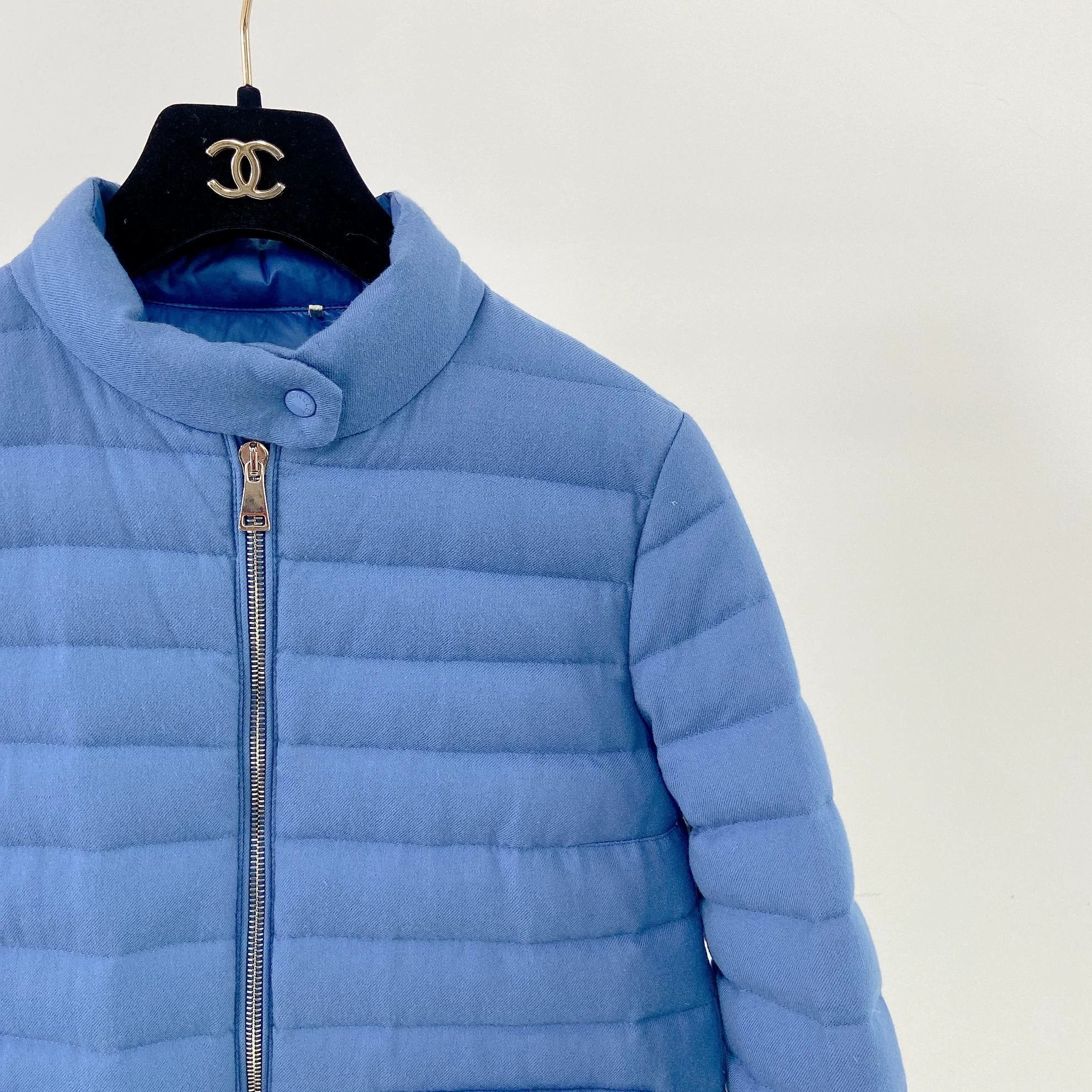 Moncler Moncler Blue Down Jacket 0 6972 Size XS / US 0-2 / IT 36-38 - 3 Thumbnail