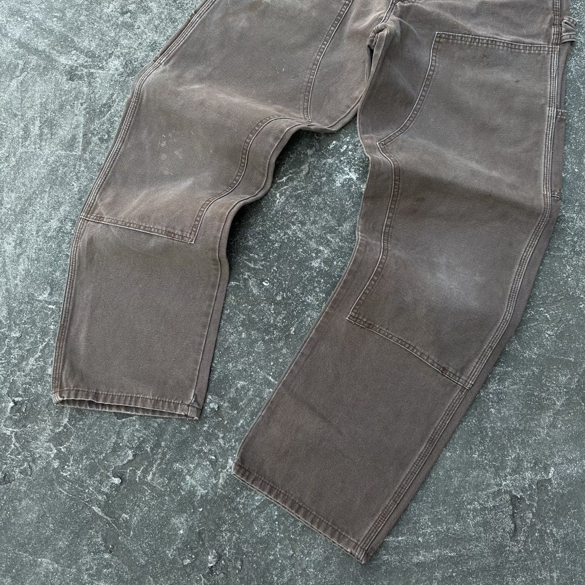 Other 34x34 Rare Crazy Vintage Faded Mocha Dickies Double Knee Size US 34 / EU 50 - 4 Thumbnail