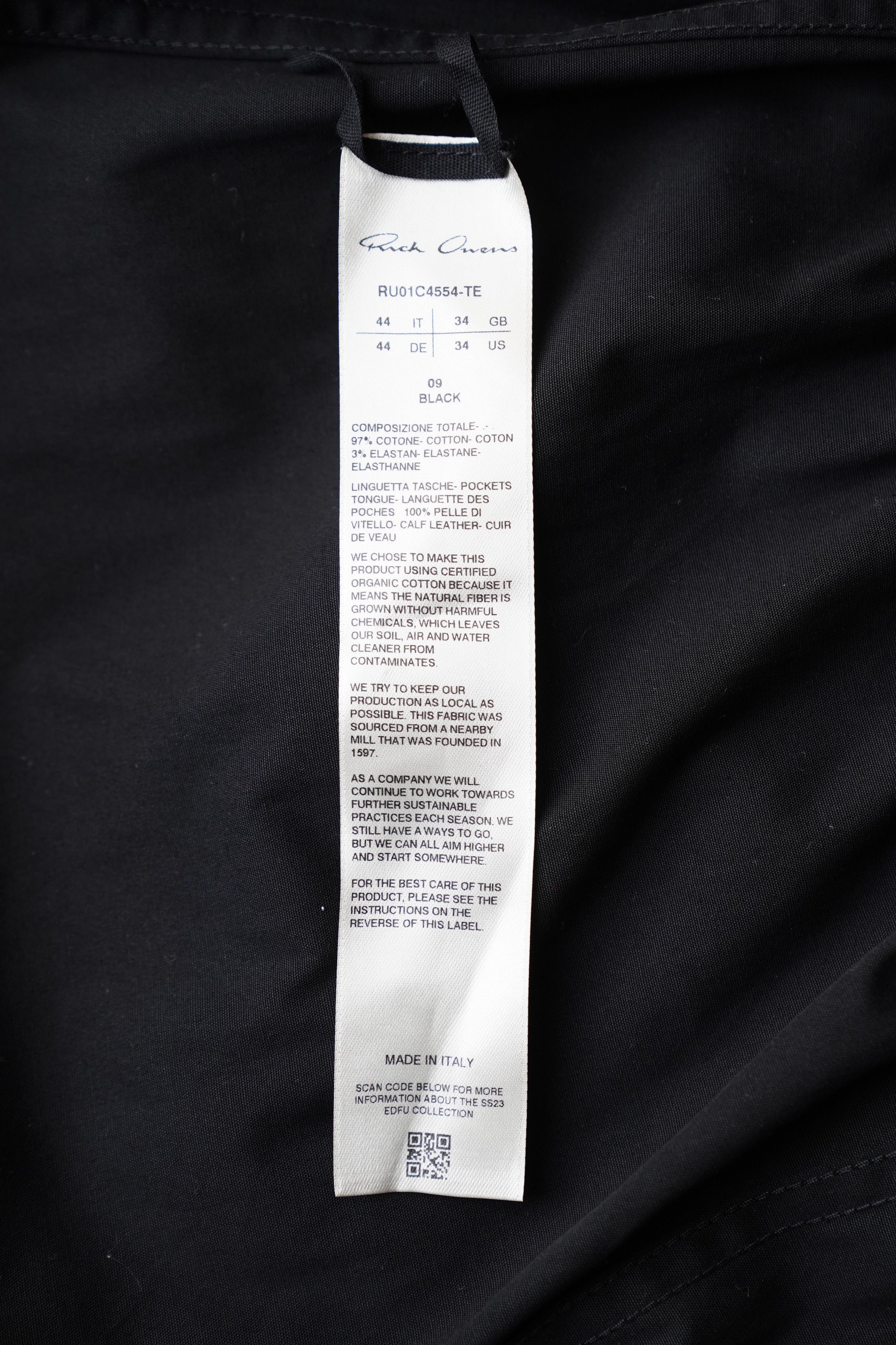 Rick Owens [NWT] Rick Owens SS23 EDFU Bauhaus Flightsuit – Size 44 Size US 28 / EU 44 - 20 Thumbnail