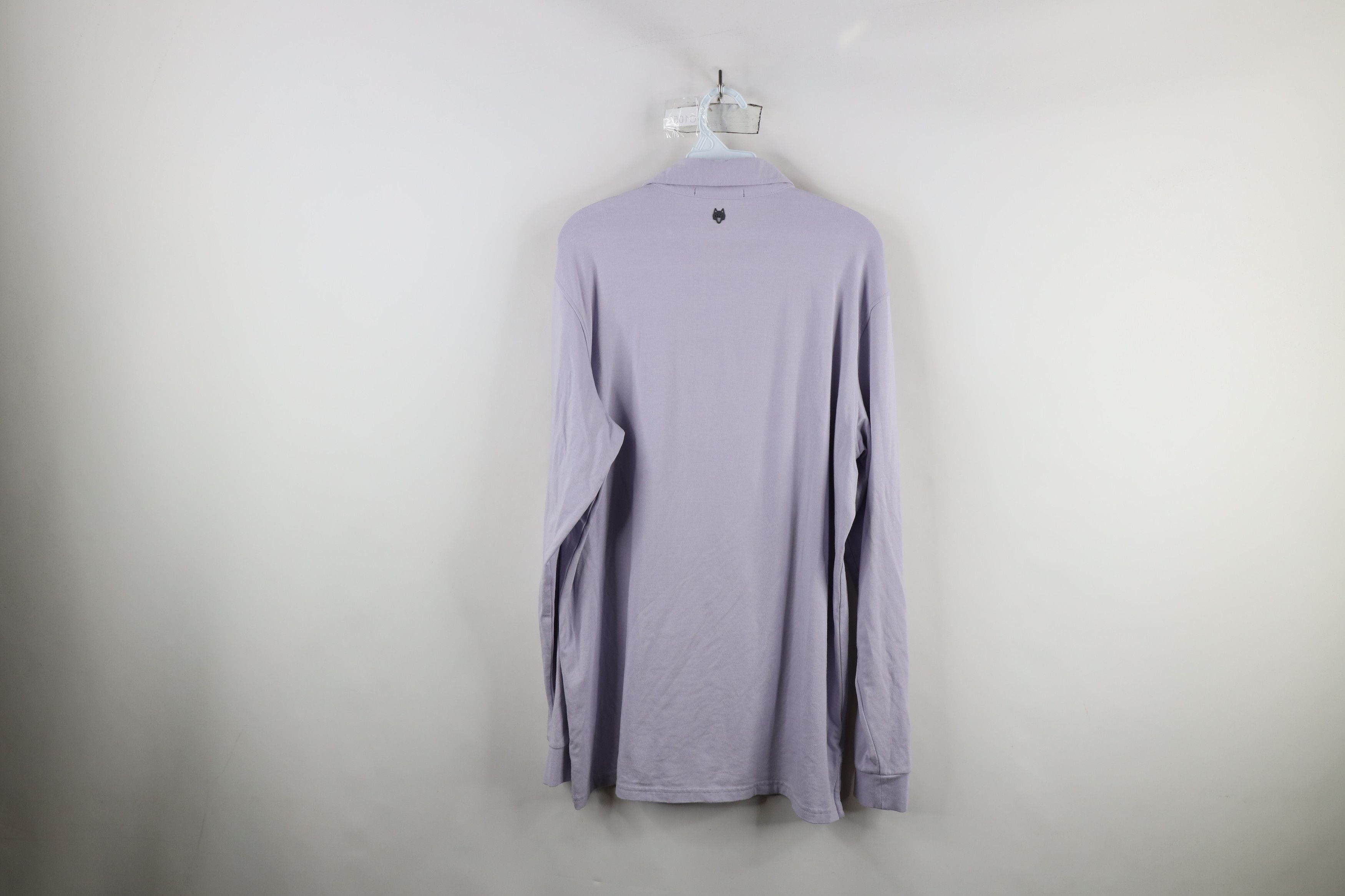 Vintage Greyson Clothiers Long Sleeve Collared Polo Shirt Purple Size US L / EU 52-54 / 3 - 11 Thumbnail