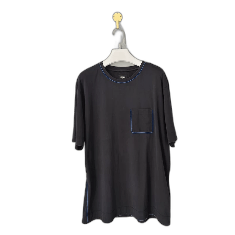 Fendi fendi logo short sleeve black shirt Size US M / EU 48-50 / 2 - 1 Thumbnail