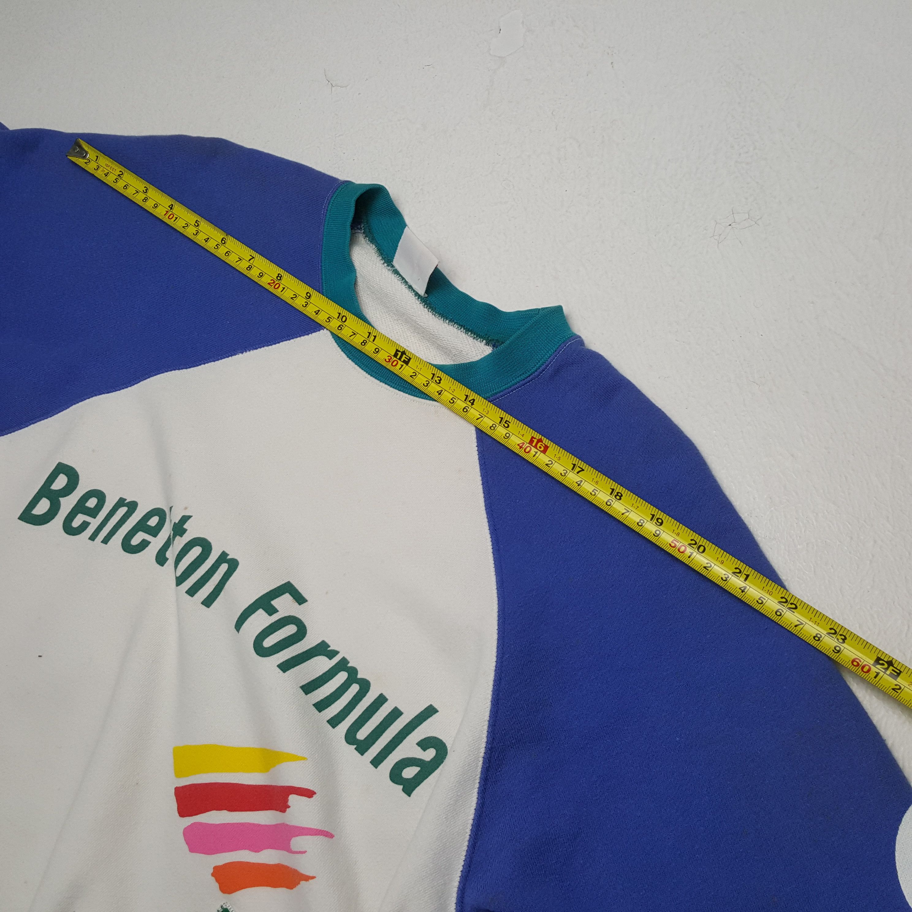 Benetton × Vintage BENETTON FORMULA Streetwear Style Sweatshirt Size US L / EU 52-54 / 3 - 4 Thumbnail