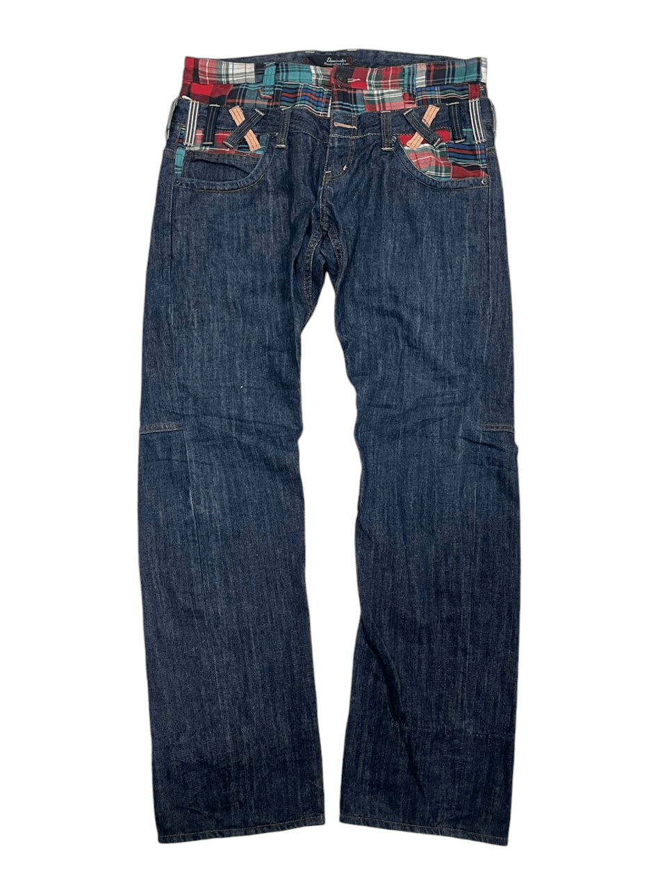 Japanese Brand 💥Dominate HandCrafted Double Waist Jeans💥 Size US 34 / EU 50 - 3 Thumbnail