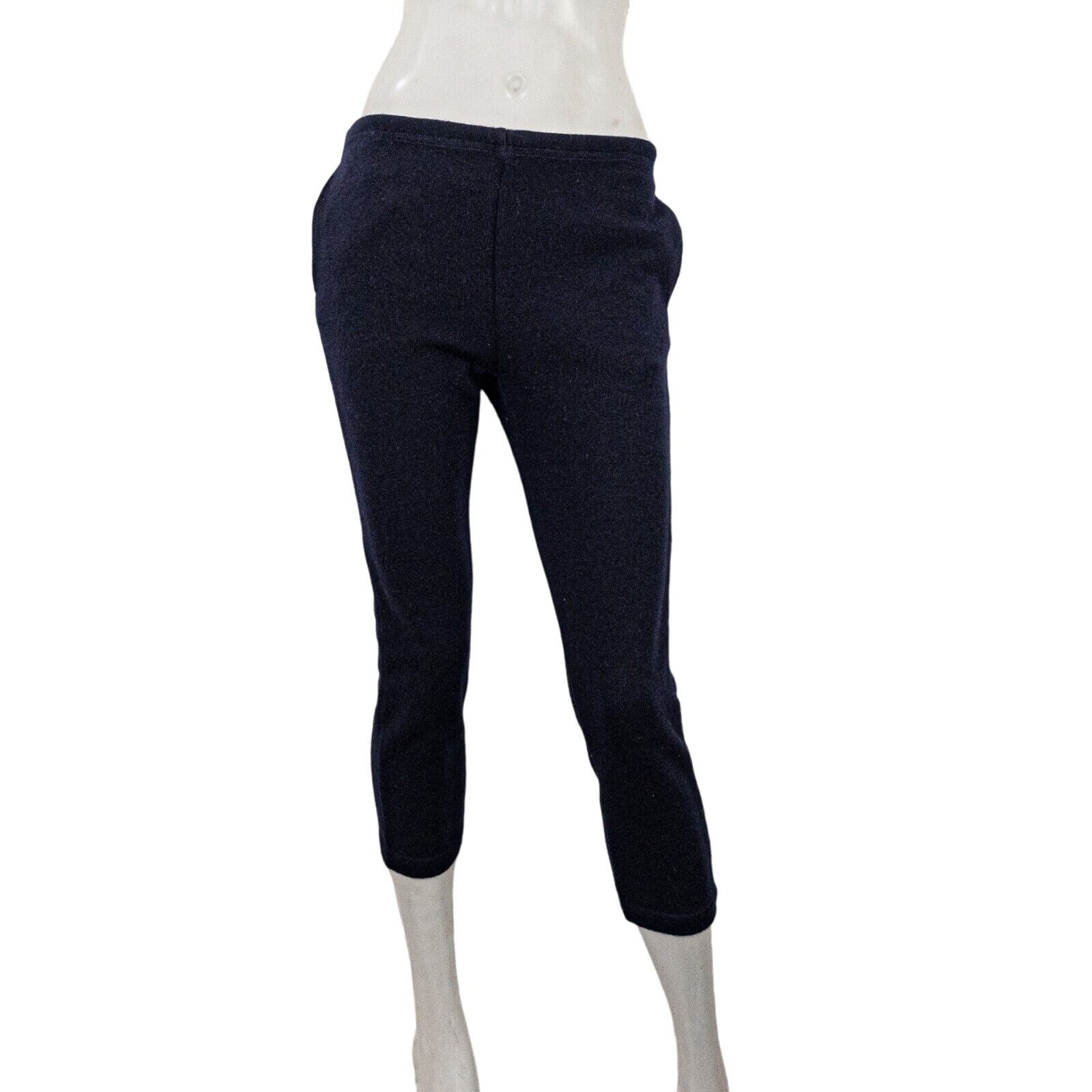 Engineered Garments ENGINEERED GARMENTS NY Wool Poly Knit Cropped Pant Navy Size 30" / US 8 / IT 44 - 1 Thumbnail