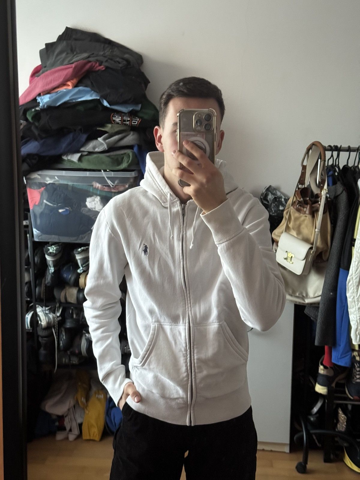 Polo Ralph Lauren Polo Ralph Lauren Full Zipper Hoodie Vintage zip Chief Keef Size US S / EU 44-46 / 1 - 13 Thumbnail