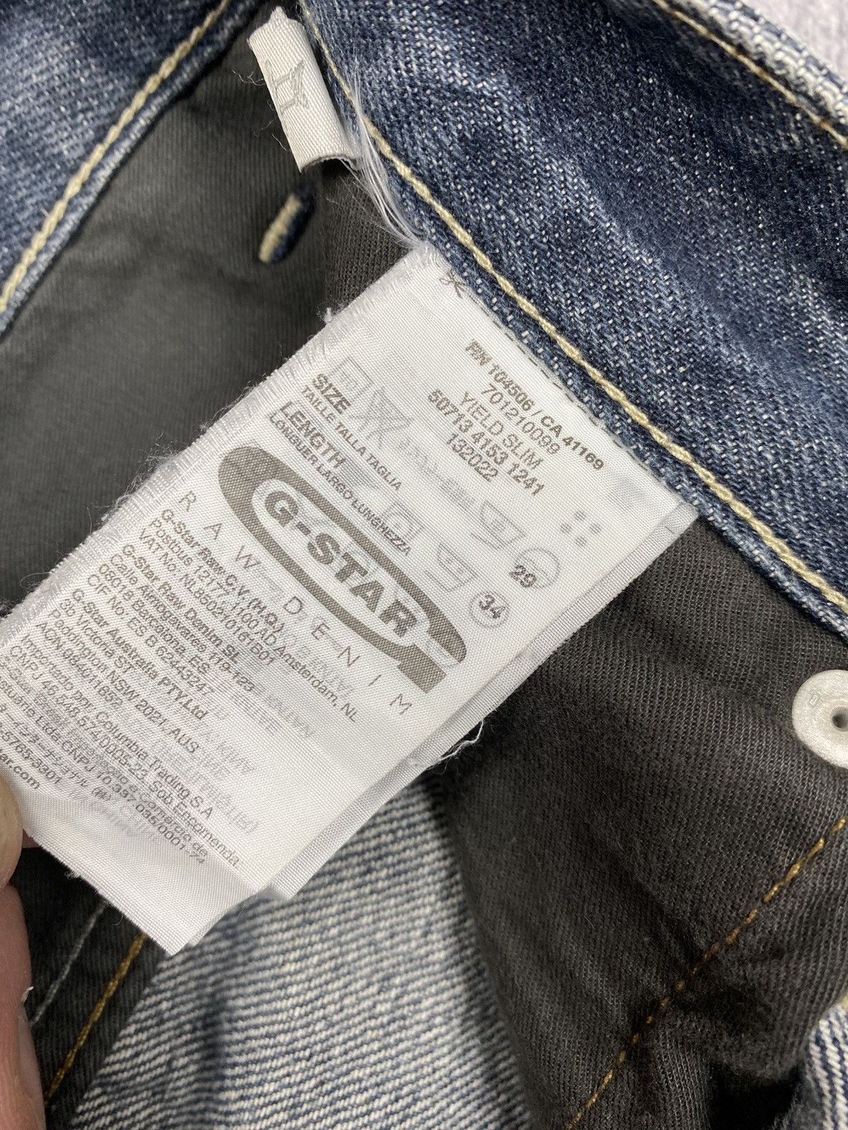 G-Star Vintage G Star Raw Jeans Denim Pants Size US 29 - 12 Thumbnail