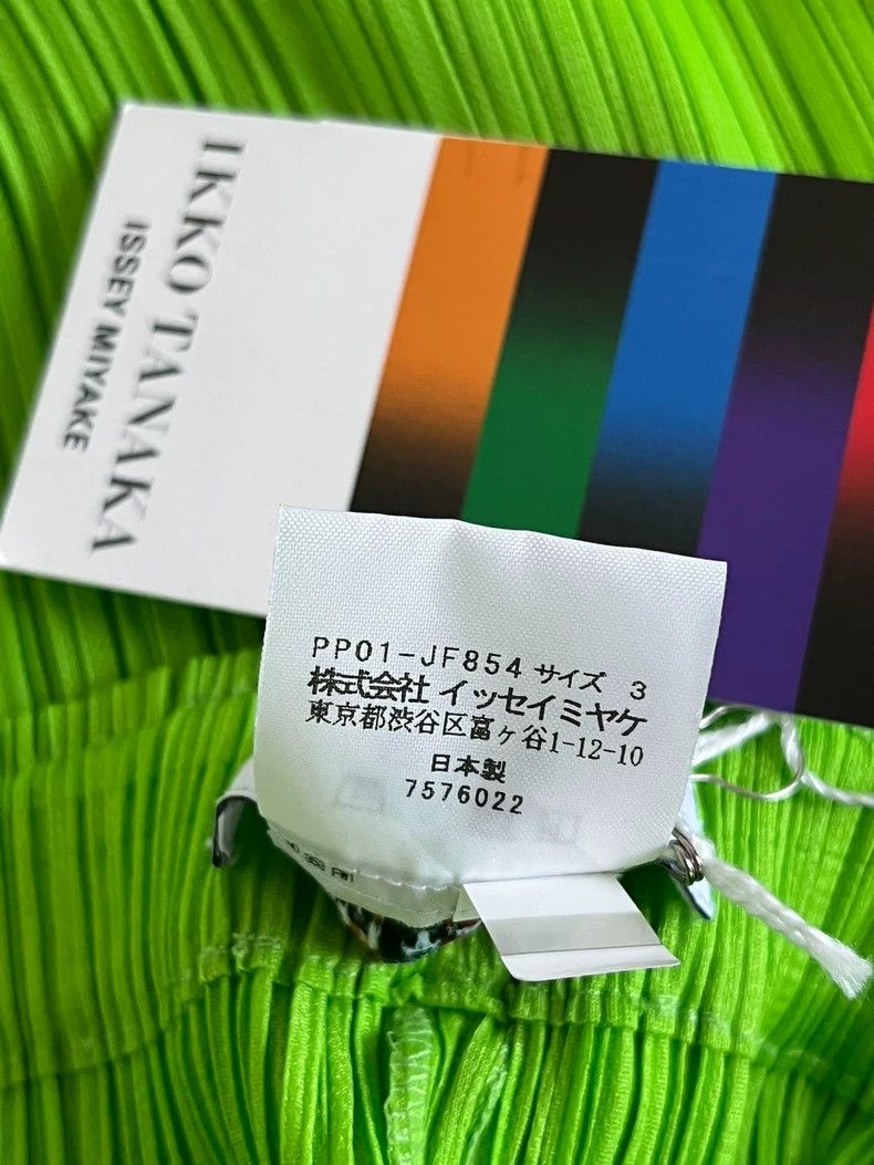 Issey Miyake Issey Miyake size:3 Green pleated trousers Size 22" - 4 Thumbnail