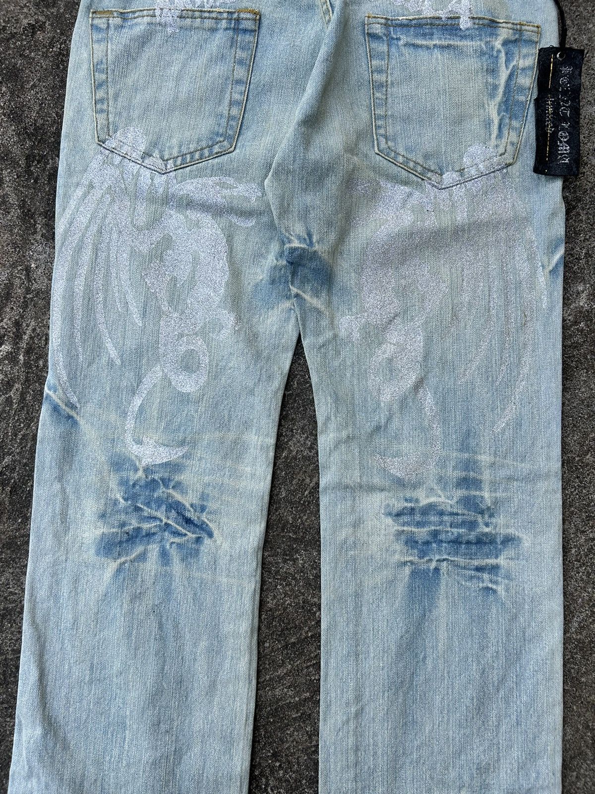If Six Was Nine × Japanese Brand × Le Grande Bleu (L.G.B.) Limited Japanese dragon archive flared jeans style ifsix lgb Size US 33 - 10 Thumbnail