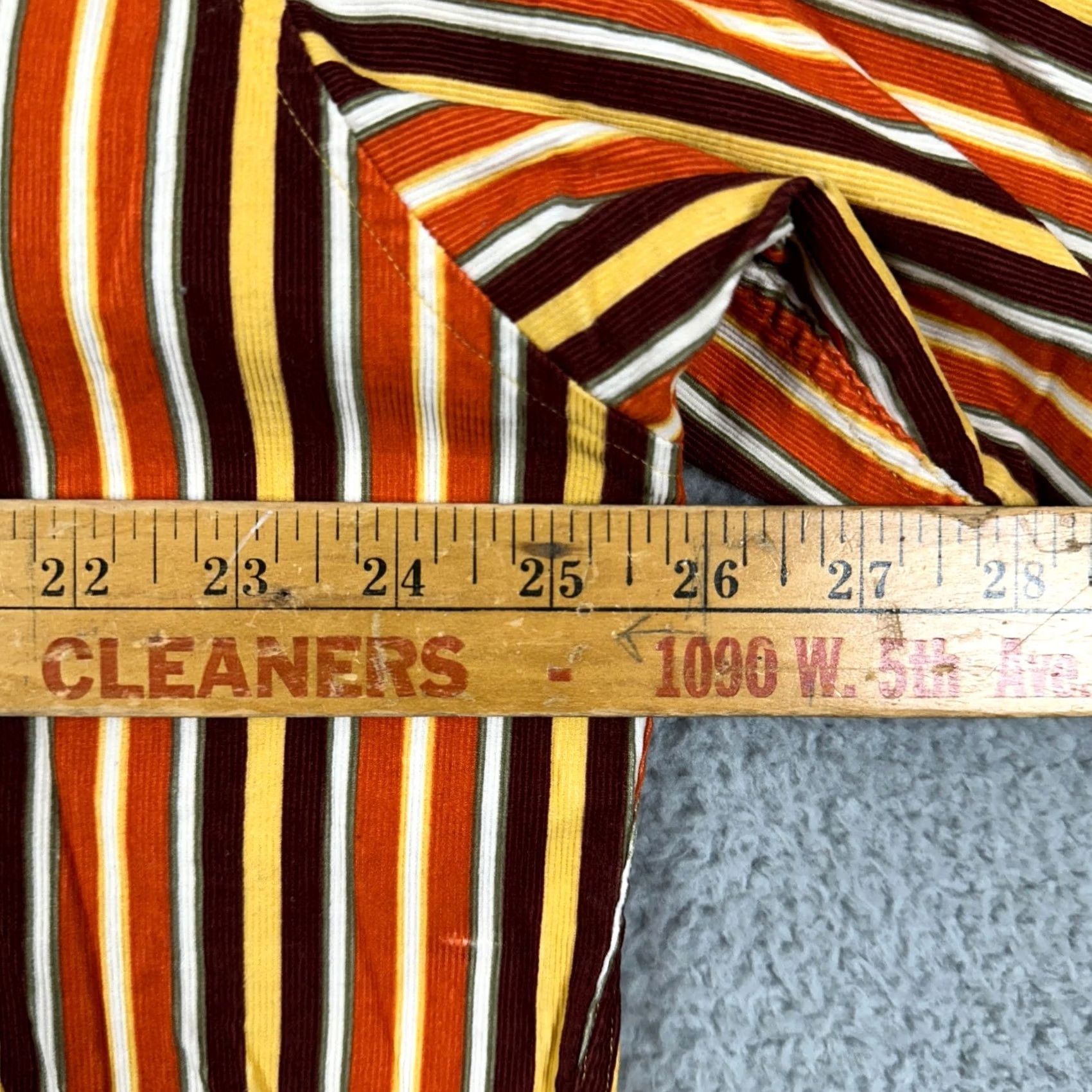 J.Crew J.CREW Oarsman Shirt Button-Down Men XL Orange Multi Corduroy Long Sleeve Casual Vintage? No Size US XL / EU 56 / 4 - 5 Thumbnail