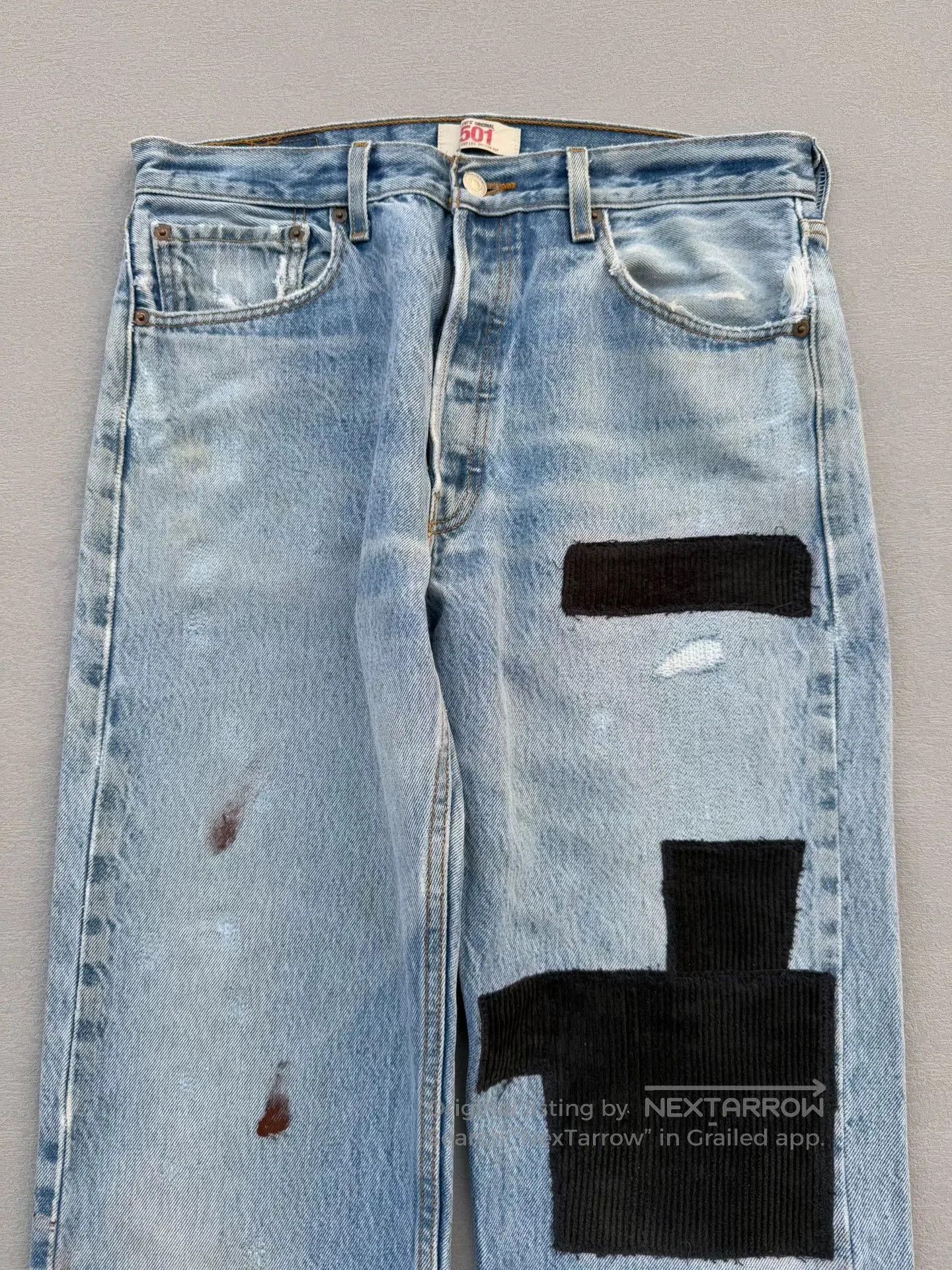 Vintage Vintage 00s Levi's 501 Remake Jeans. Size US 34 / EU 50 - 4 Thumbnail