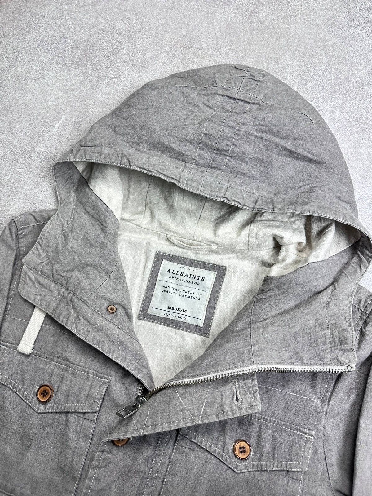 Allsaints Allsaints Multipocket Hooded Military Style Jacket Rare M Size US M / EU 48-50 / 2 - 7 Thumbnail