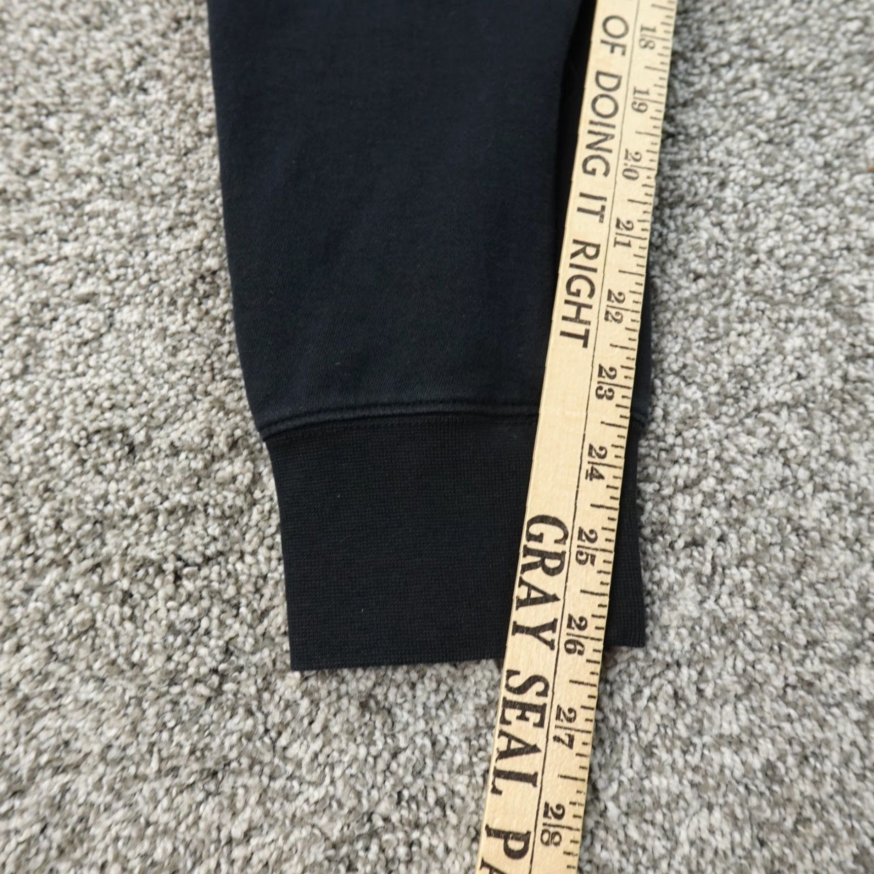 Nike Nike Tech Fleece Pants Mens M Black Swoosh Drawstring Warmup Jogger Sweatpants Size US 31 - 3 Thumbnail