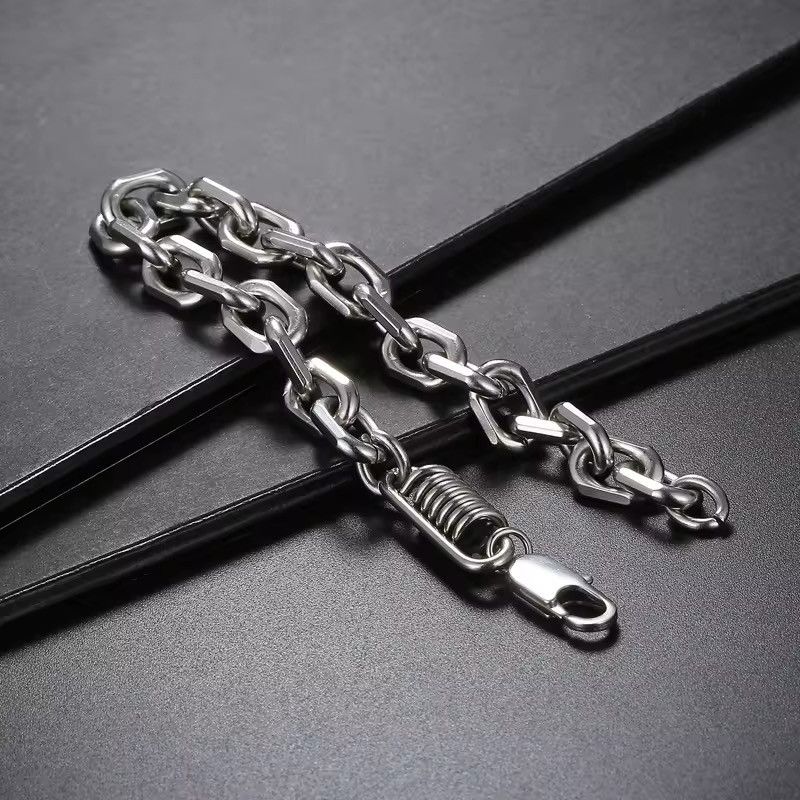 Vintage Vintage Square Chain Bracelet Size ONE SIZE - 6 Thumbnail
