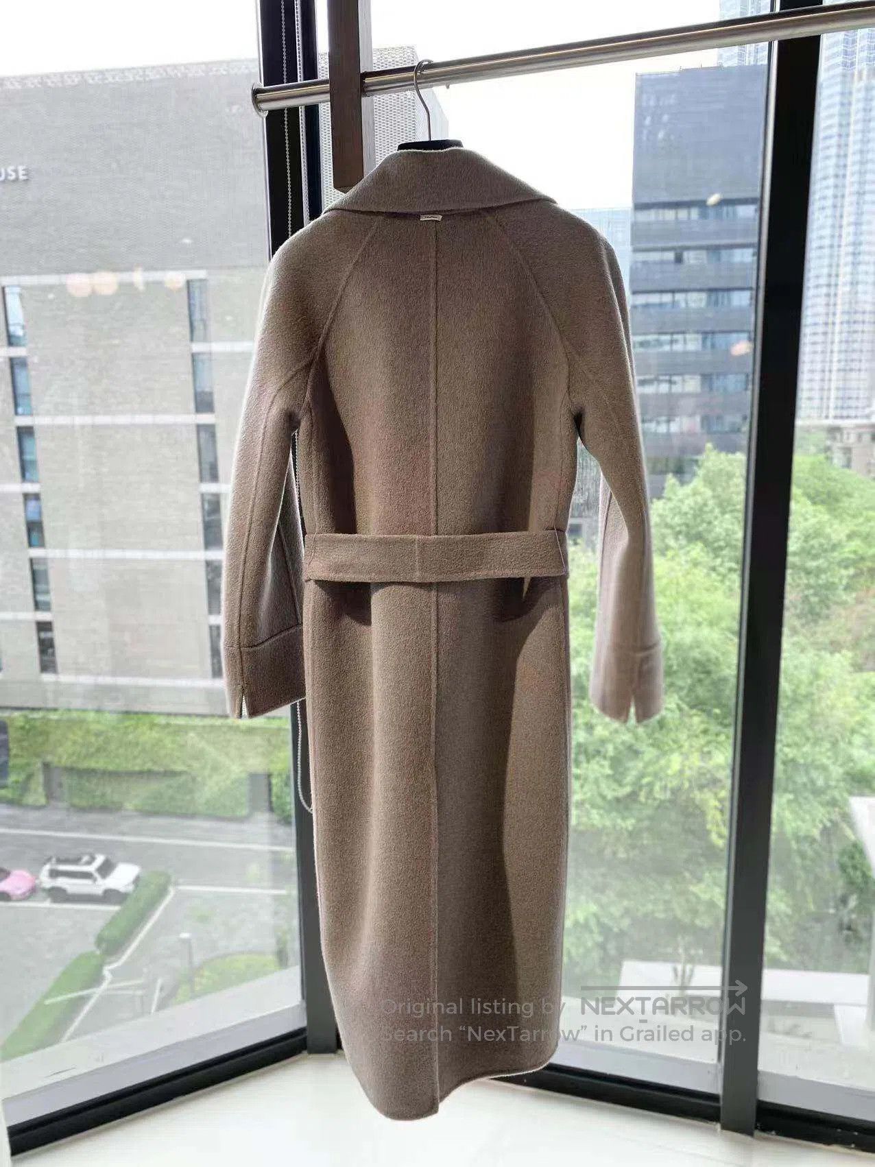 Max Mara Max Mara Oatmeal belted coat| Size XXS / US 00 / IT 34 - 3 Thumbnail