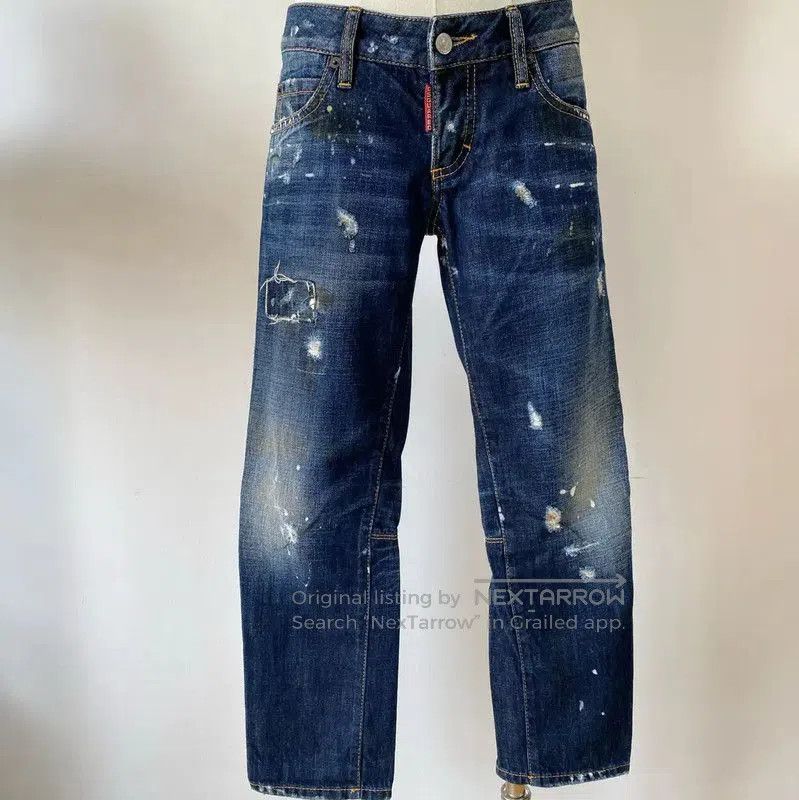 Other DSQUARED2 L Size Blue Cotton Casual Pants . Size 30" / US 8 / IT 44 - 1 Thumbnail