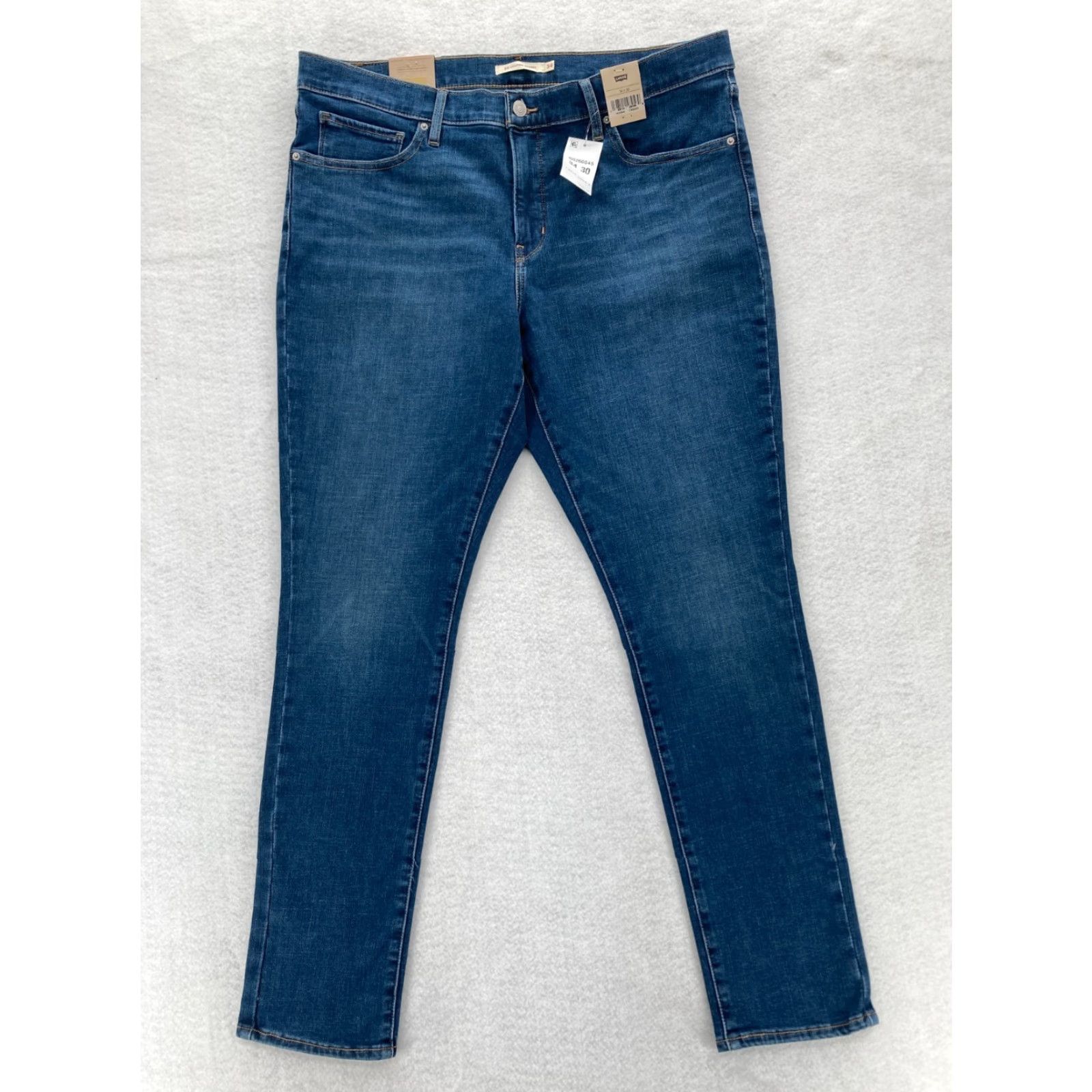 Levi's Levi's 311 Shaping Skinny Jeans Women's 34 Medium Wash Blue Stretch Denim Pants Jeans Size 24" / US 00 / IT 34 - 2 Thumbnail
