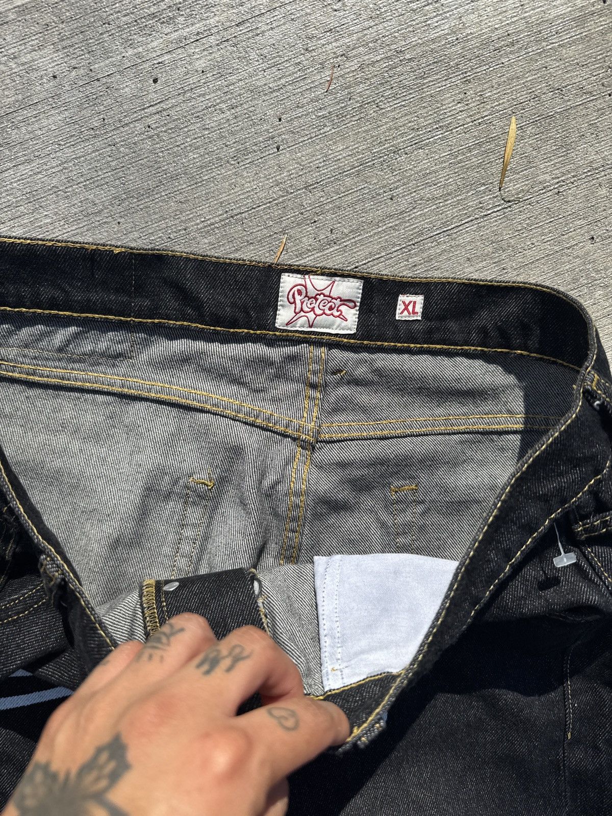 Japanese Brand Protect ldn White Spike Denim XL Size US 34 / EU 50 - 4 Thumbnail