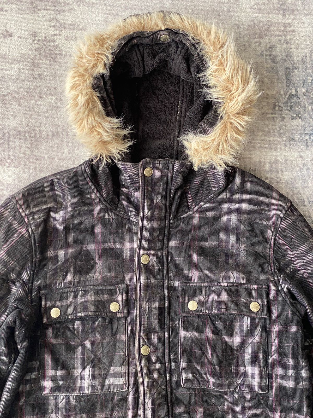 Japanese Brand × Tornado Mart Vintage Dept Fur Raccoon Jacket Goa Hoodies Size US L / EU 52-54 / 3 - 2 Thumbnail