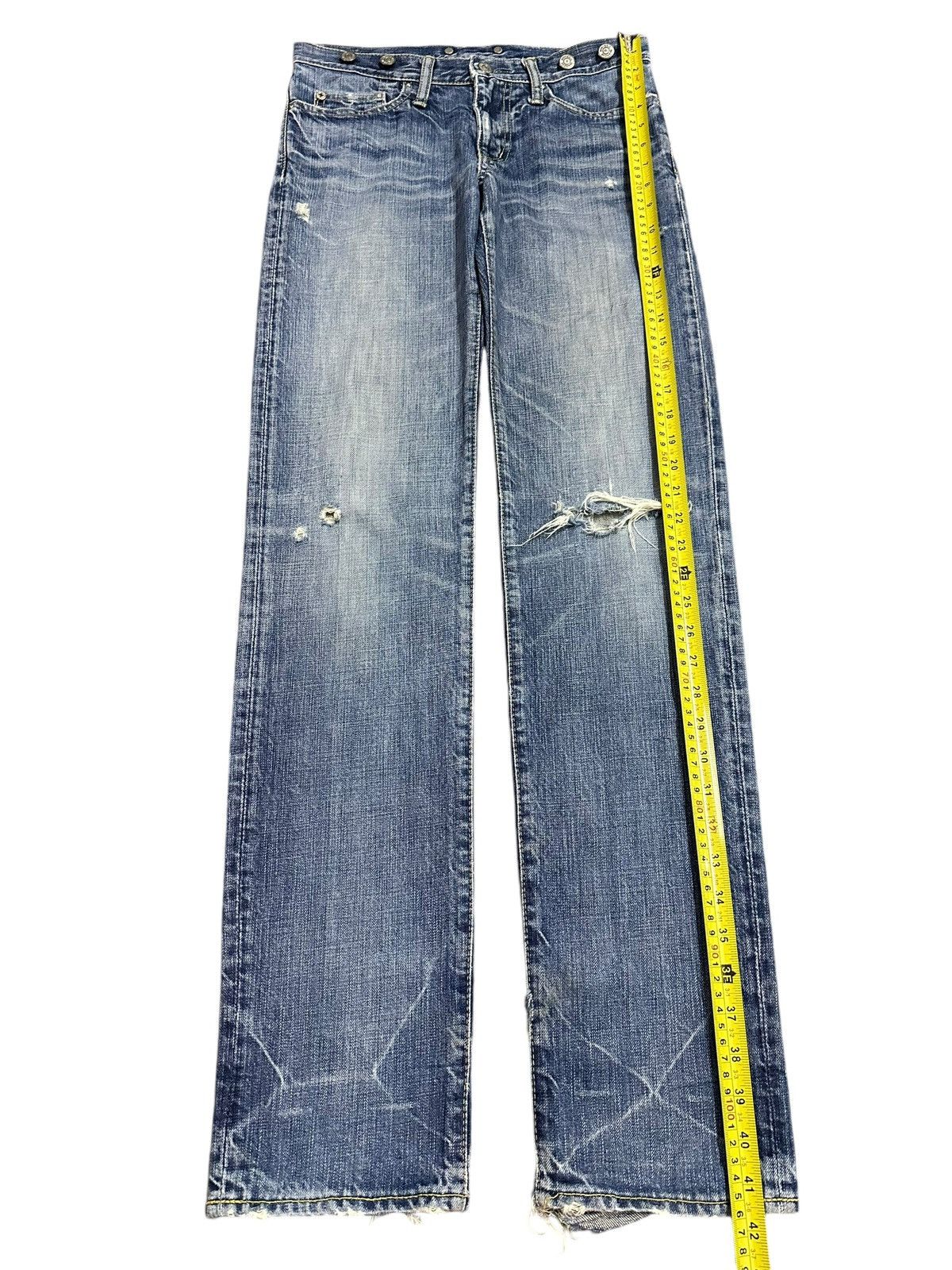 Hysteric Glamour Vintage Japan Hysteric Glamour Faded Wash Distressed Jeans Size US 29 - 13 Thumbnail
