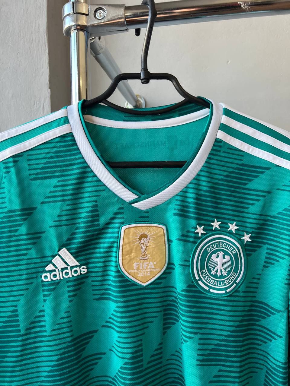 Adidas 2017/18 GERMANY TEAM AWAY SOCCER JERSEY FOOTBALL SHIRT SZ L Size US L / EU 52-54 / 3 - 4 Thumbnail