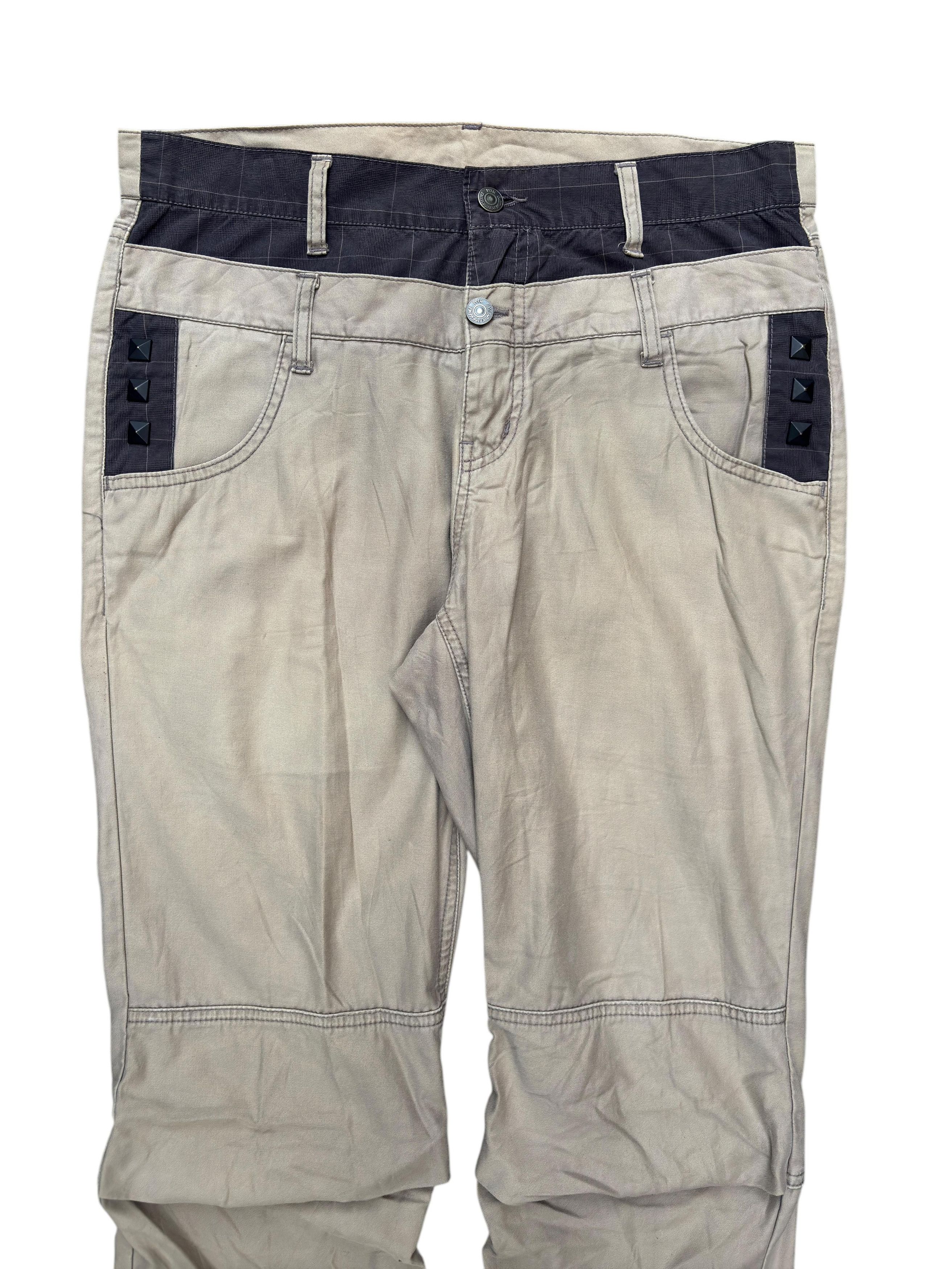 PPFM × Vintage PPFM Peyton Place For Men Union Jack Stud Punk Booze Piils Size US 35 - 6 Thumbnail