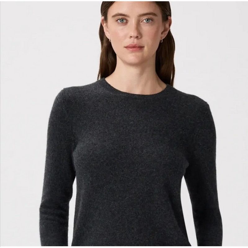 Quince Quince Cashmere Crewneck Sweater Charcoal Size S NWT Size S / US 4 / IT 40 - 1 Thumbnail