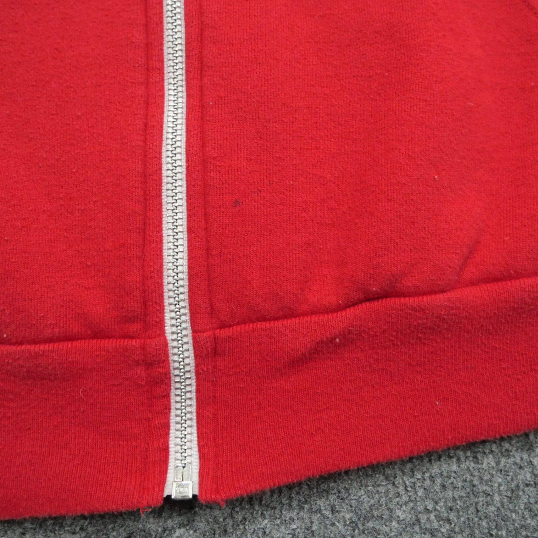 American Apparel Arm & Hammer Hoodie Mens Adult XL Red Full Zip Embroidery Hooded Full Zip Size US XL / EU 56 / 4 - 7 Thumbnail