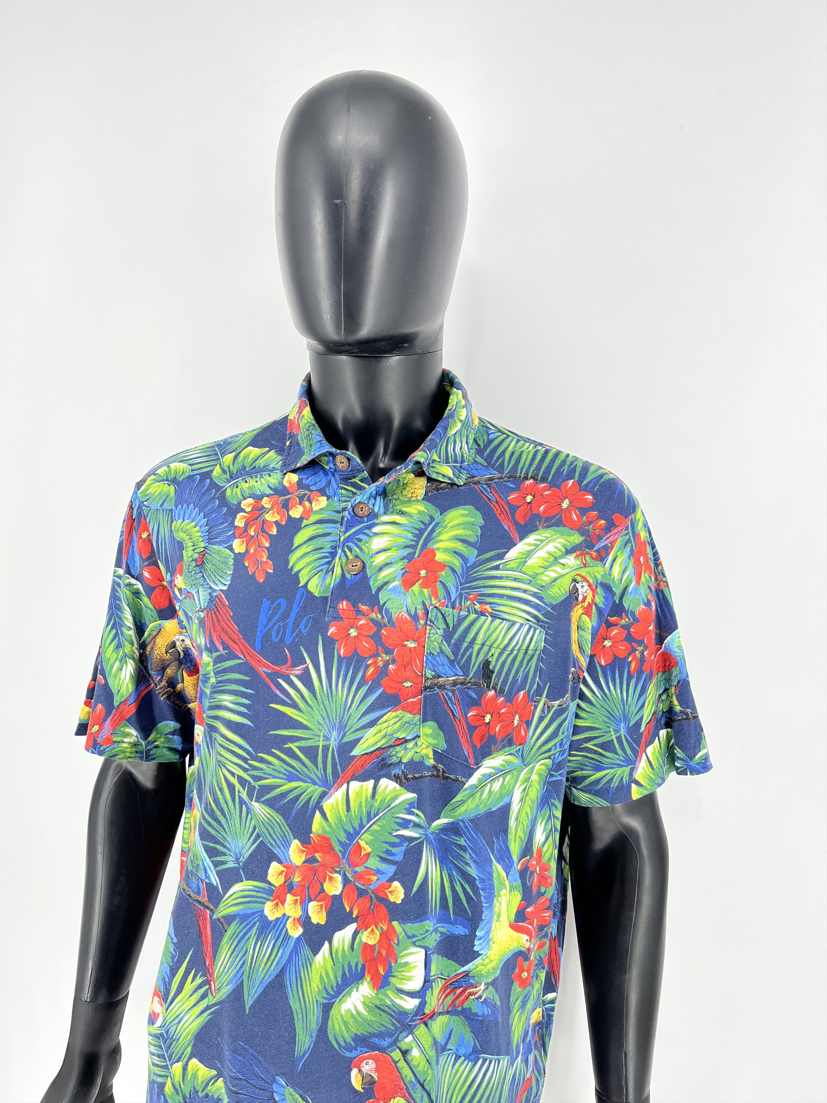 Polo Ralph Lauren Polo Ralph Lauren Men Classic Fit Hawaiian Tropical Parrot Size US L / EU 52-54 / 3 - 5 Thumbnail