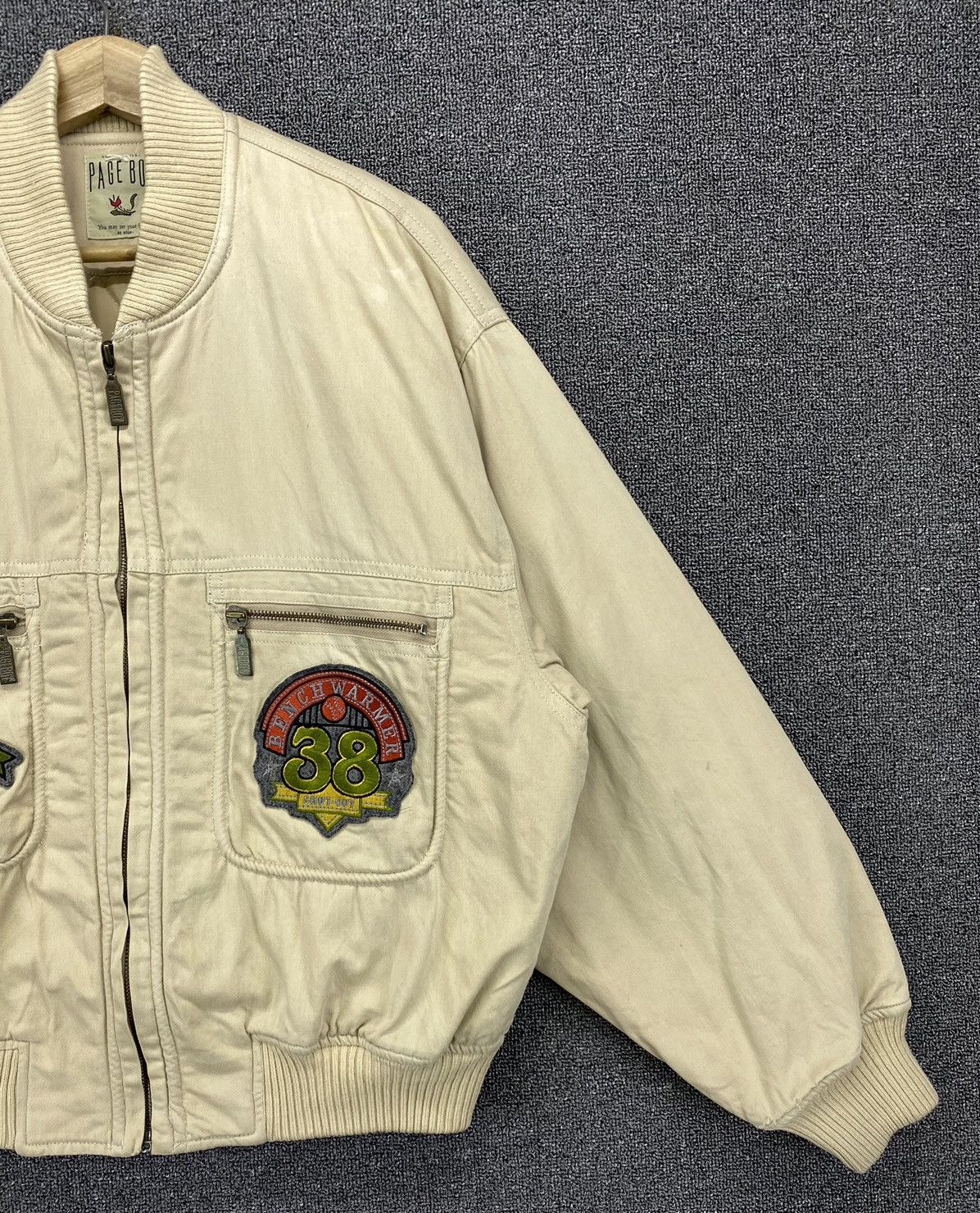 Japanese Brand Vintage Page Boy Patchwork Kapital Inspired Bomber Jacket Size M / US 6-8 / IT 42-44 - 5 Thumbnail
