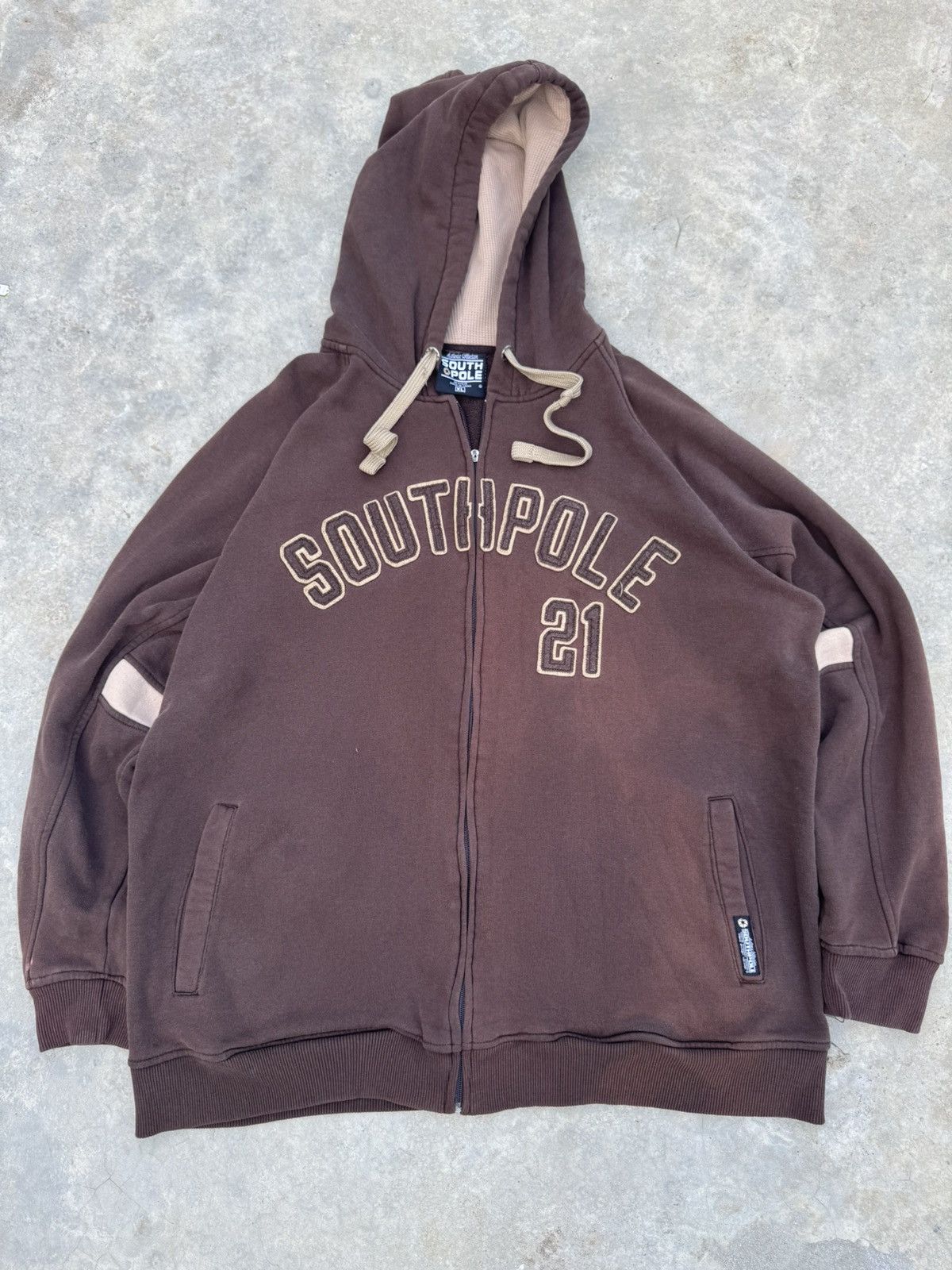 Southpole Southpole Spellout Hoodie Zip Up Size US XXL / EU 58 / 5 - 1 Thumbnail
