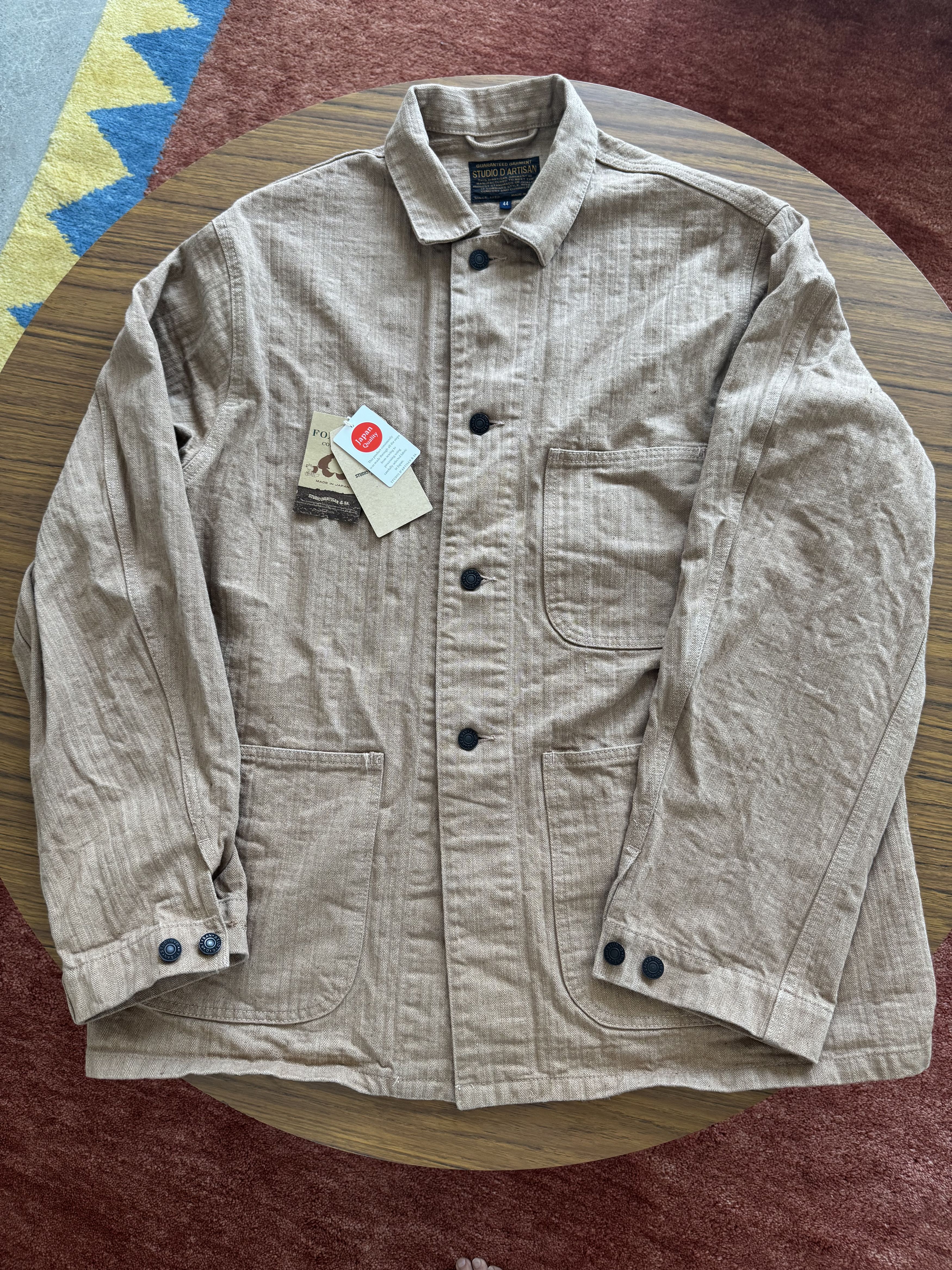 Studio D'Artisan SDA "Organic Fox Cotton" Coverall Size US XL / EU 56 / 4 - 2 Thumbnail