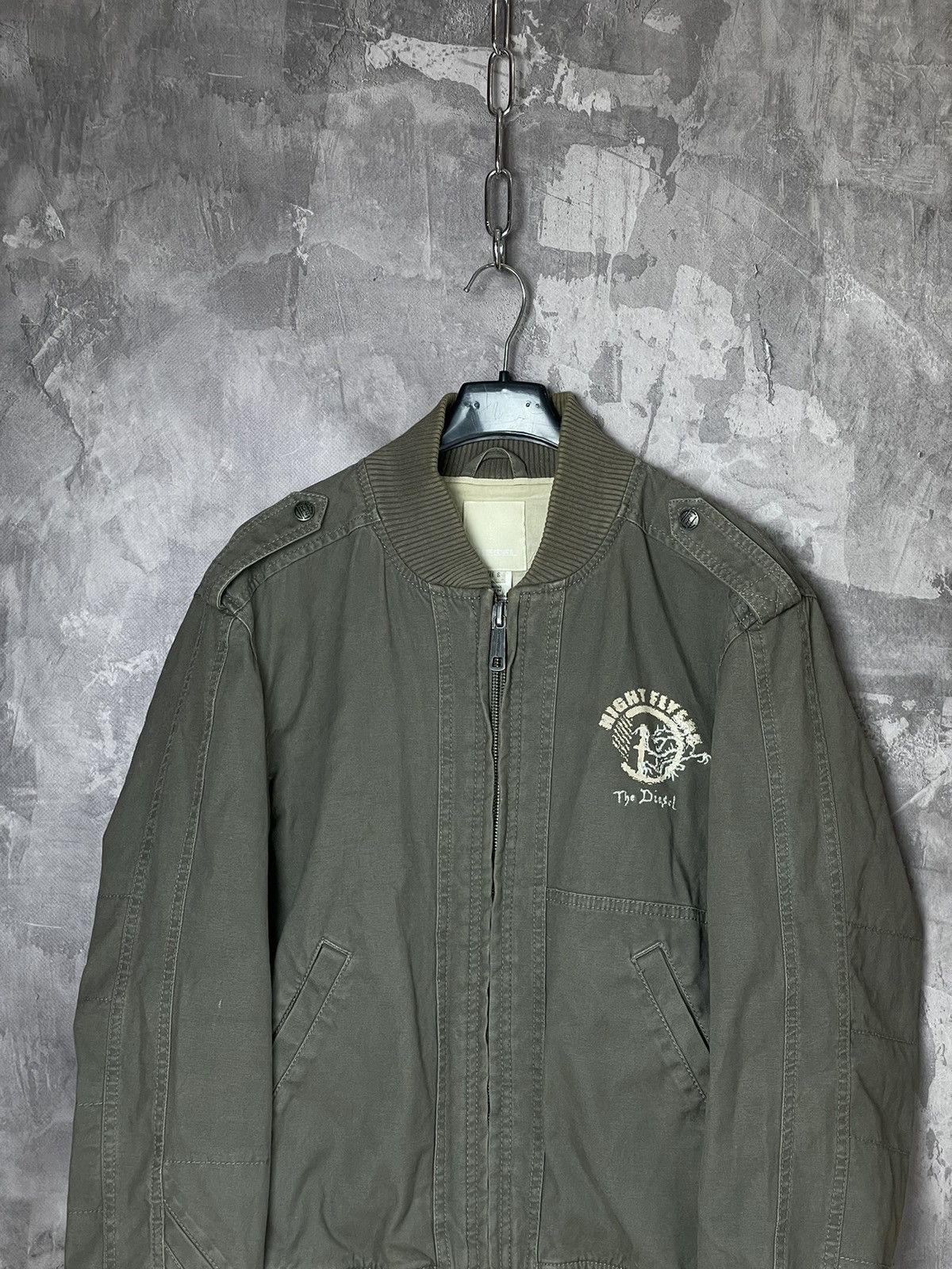 Diesel × Japanese Brand × Vintage Y2K Diesel Jacket Bomber Military Style Y2K Designer Italy Size US S / EU 44-46 / 1 - 2 Thumbnail