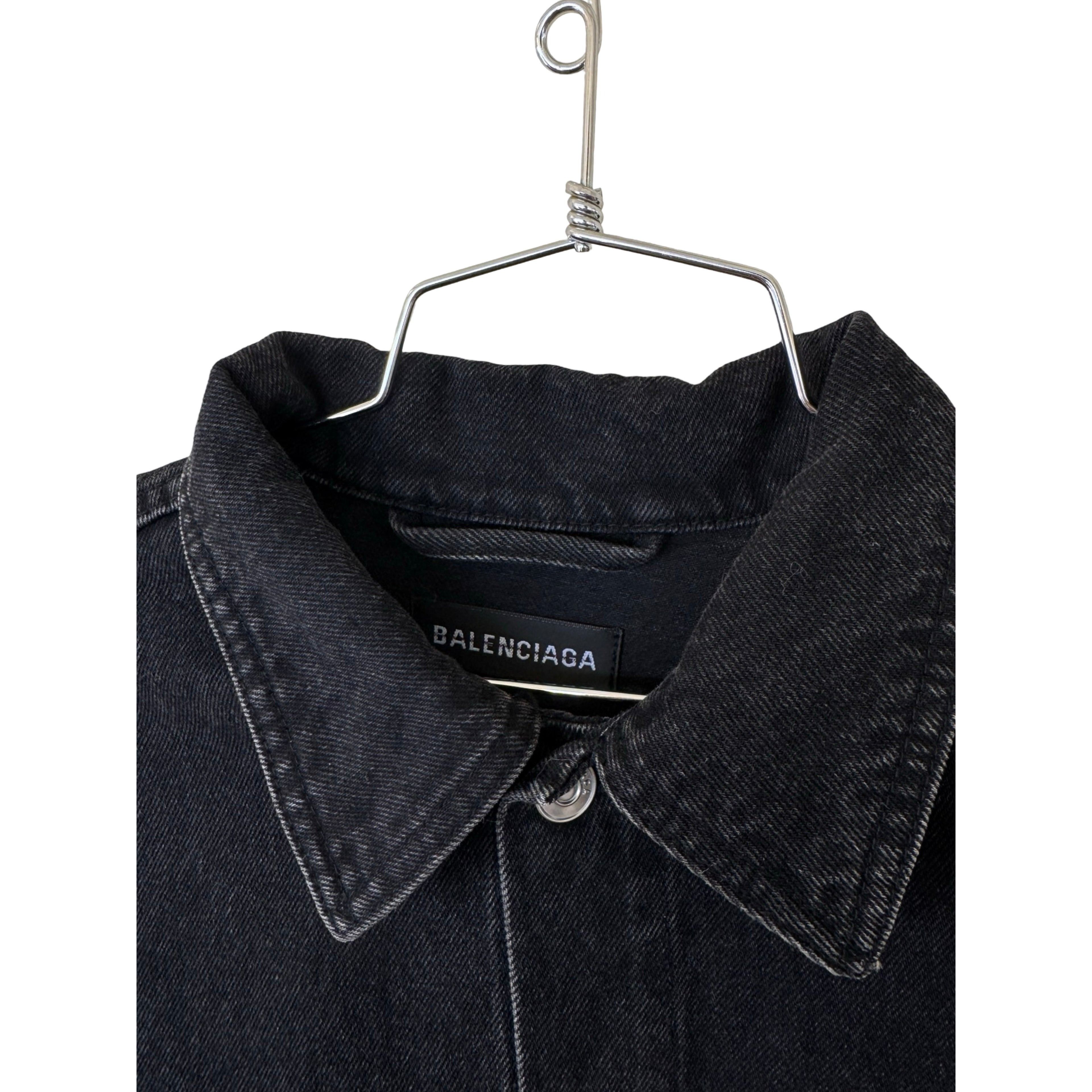Balenciaga Balenciaga Feel Fine 1969 Denim Trench Size US XL / EU 56 / 4 - 5 Thumbnail