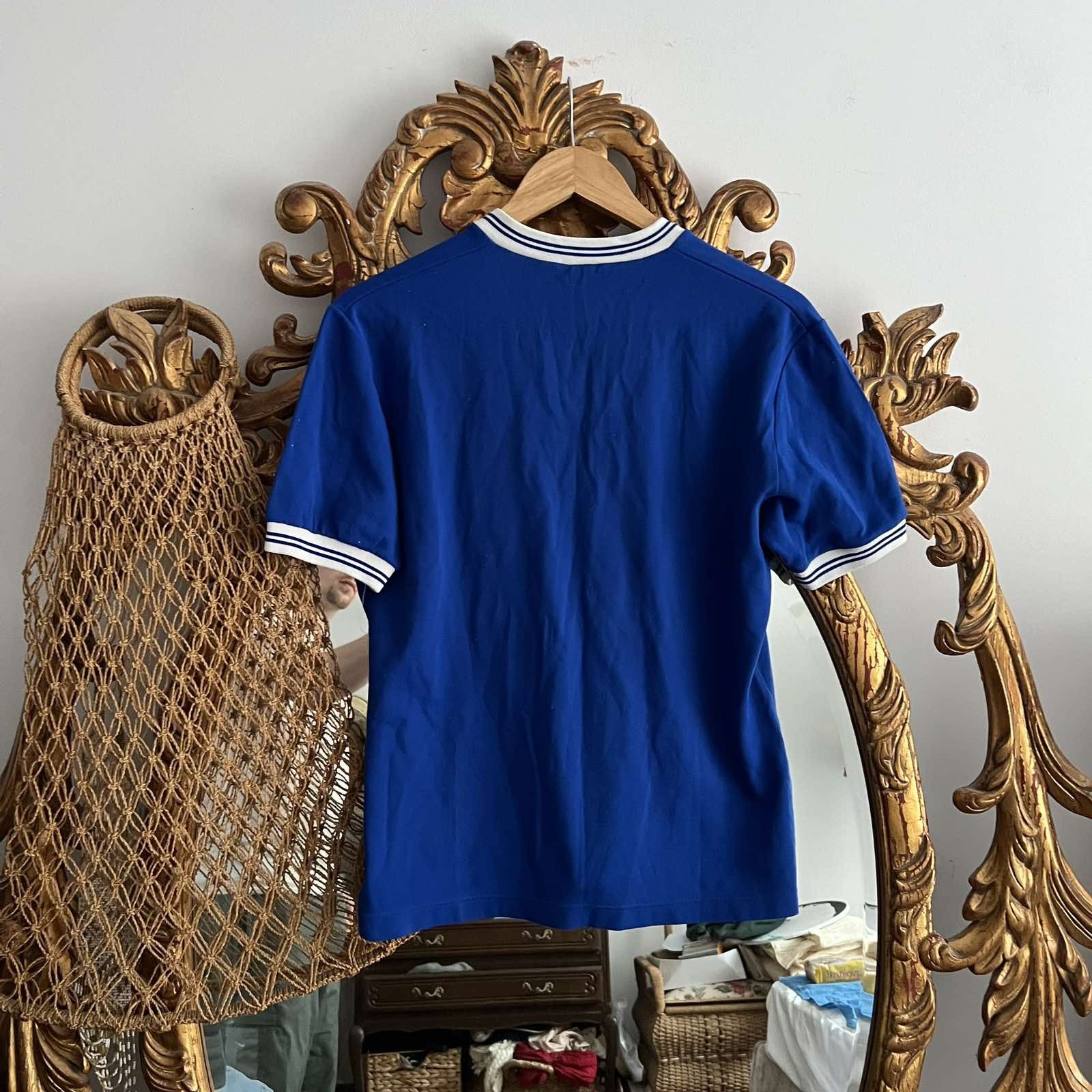Le Coq Sportif × Vintage 80s Le Coq Sportif Olympic soccer Jersey Sz s Size US S / EU 44-46 / 1 - 3 Thumbnail
